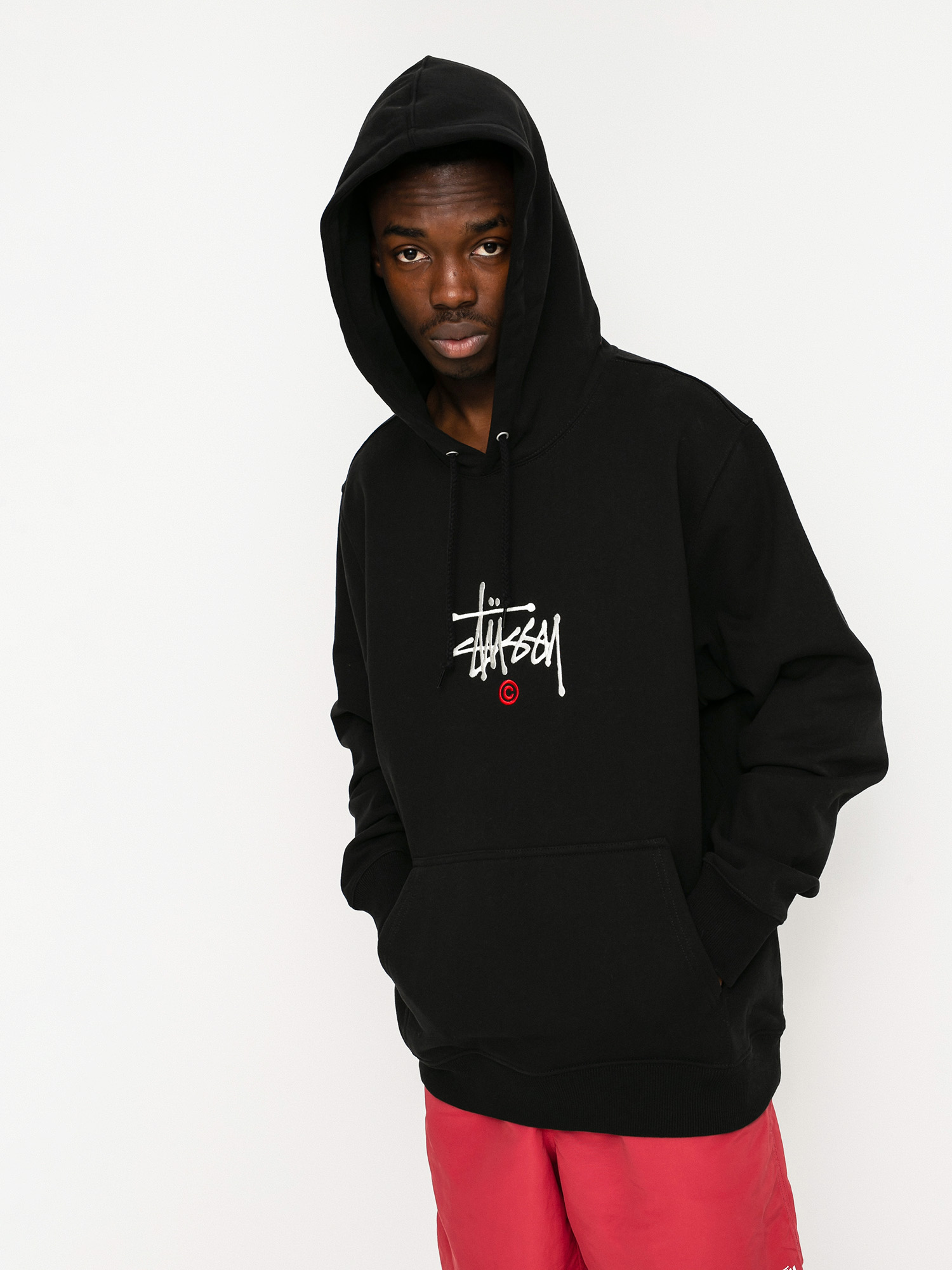 Bluza z kapturem Stussy Stussy Copyright App. HD (black)