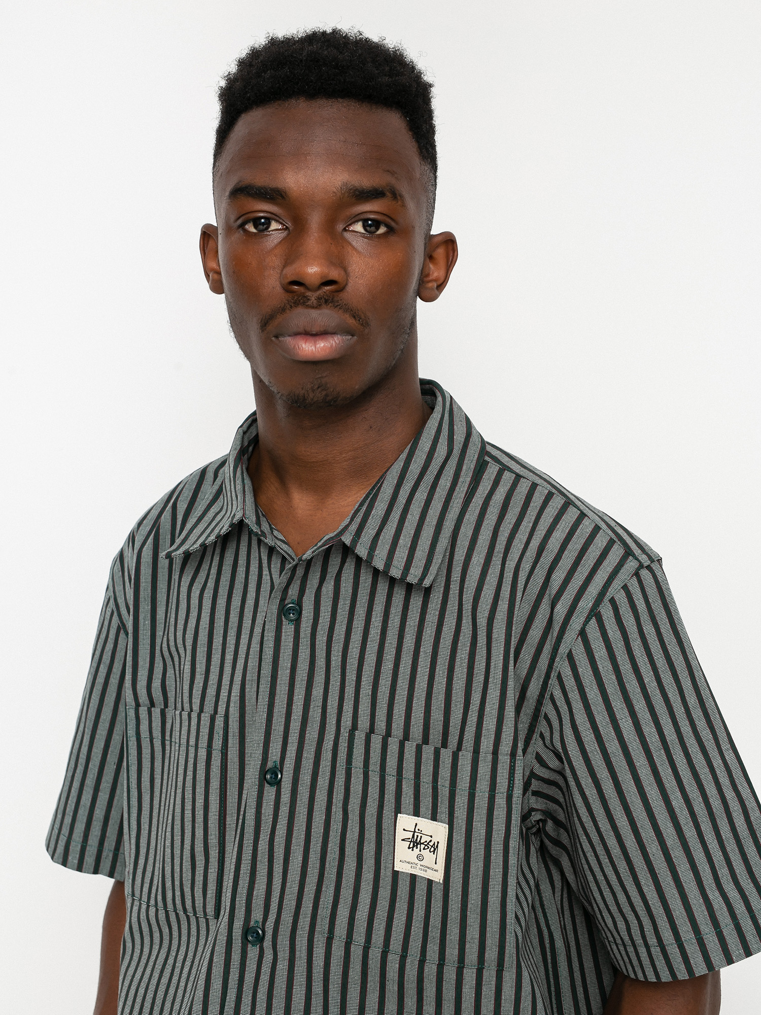 Koszula Stussy Striped Garage (stripe)