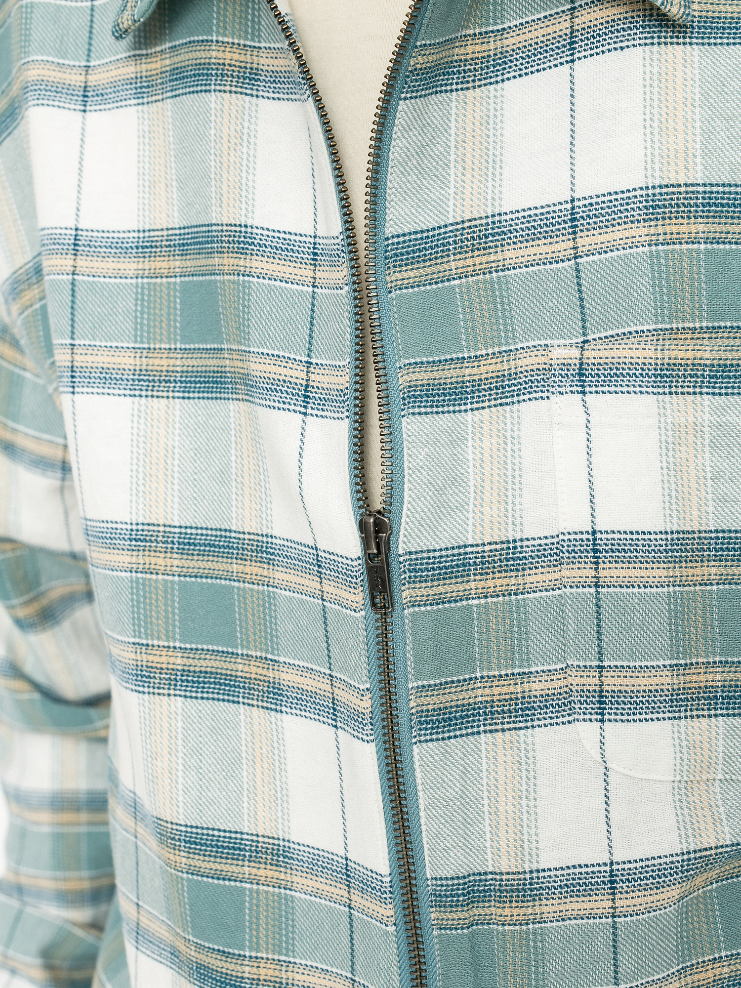 Koszula Stussy Heritage Plaid Zip (green)