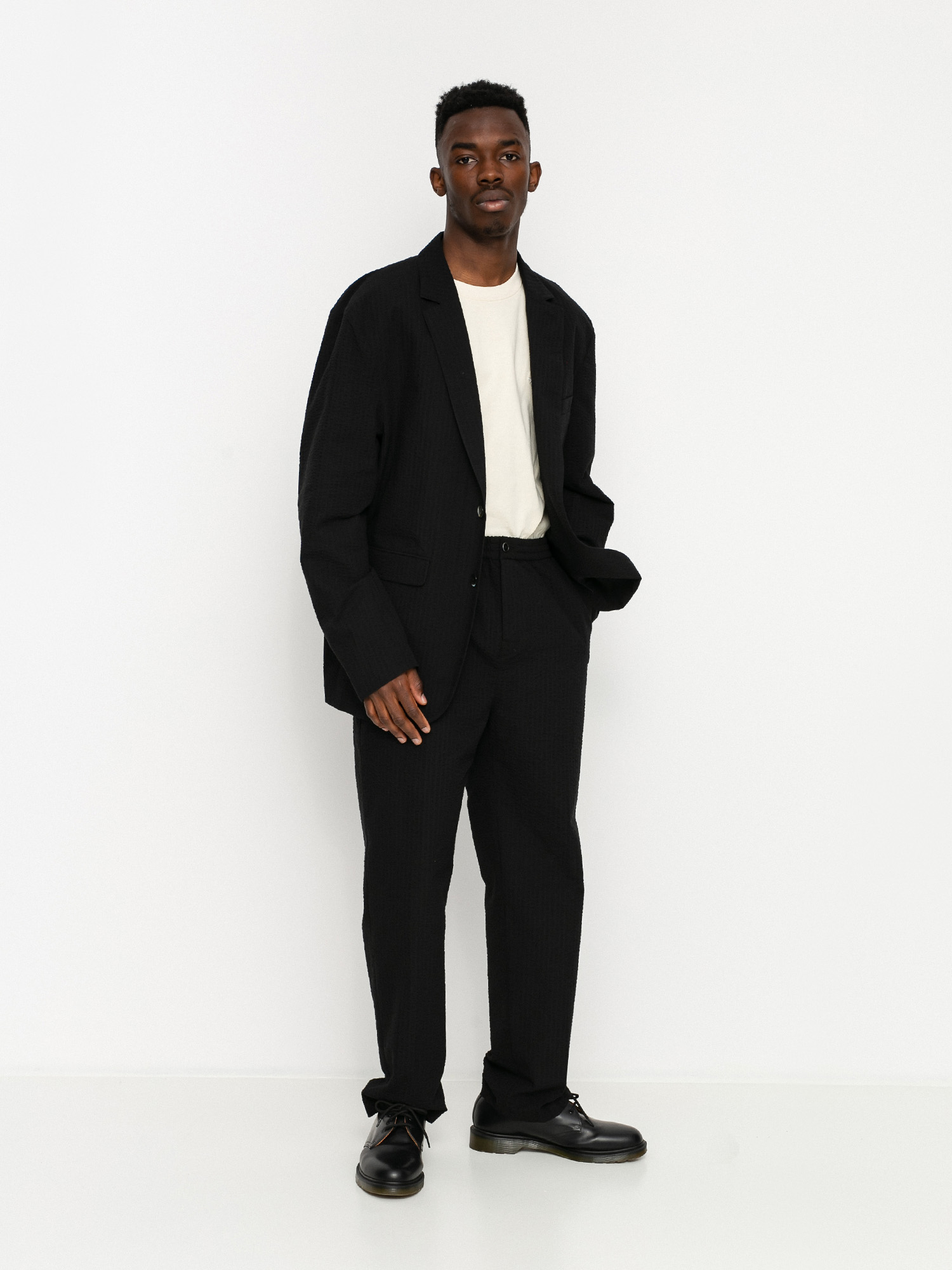 Marynarka Stussy Seersucker Sport (black)