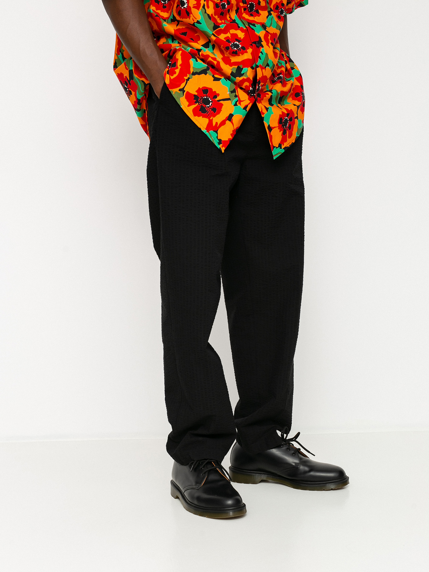 Spodnie Stussy Seersucker Bryan (black)