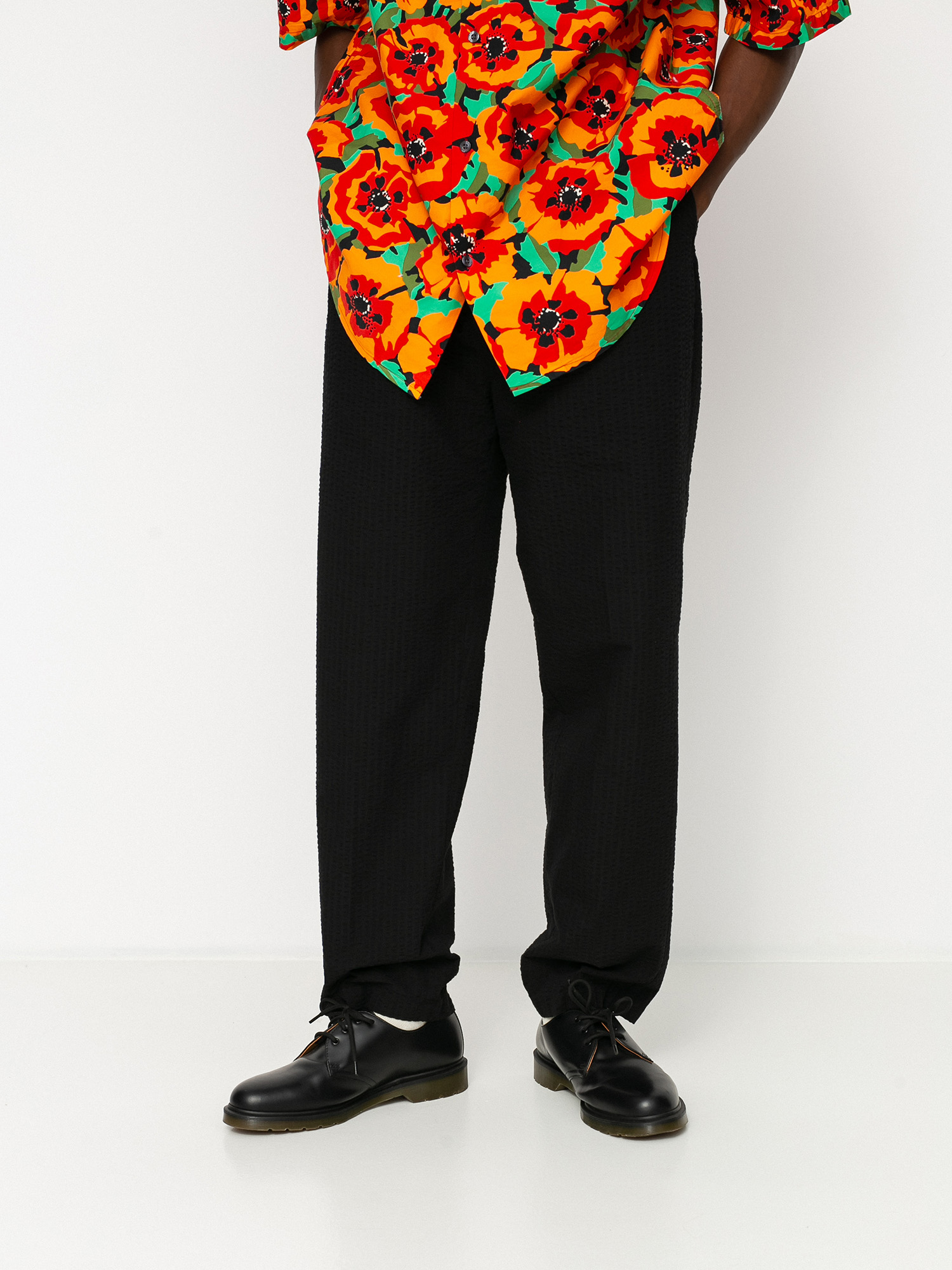 Spodnie Stussy Seersucker Bryan (black)