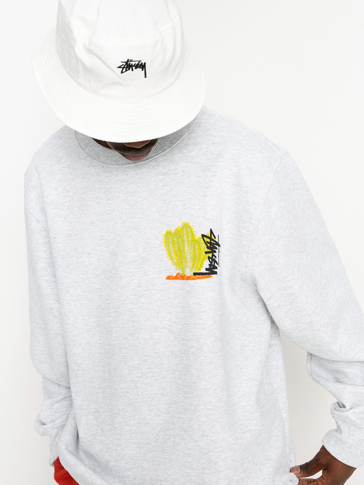 Bluza Stussy Desert Bloom Crew (ash heather)