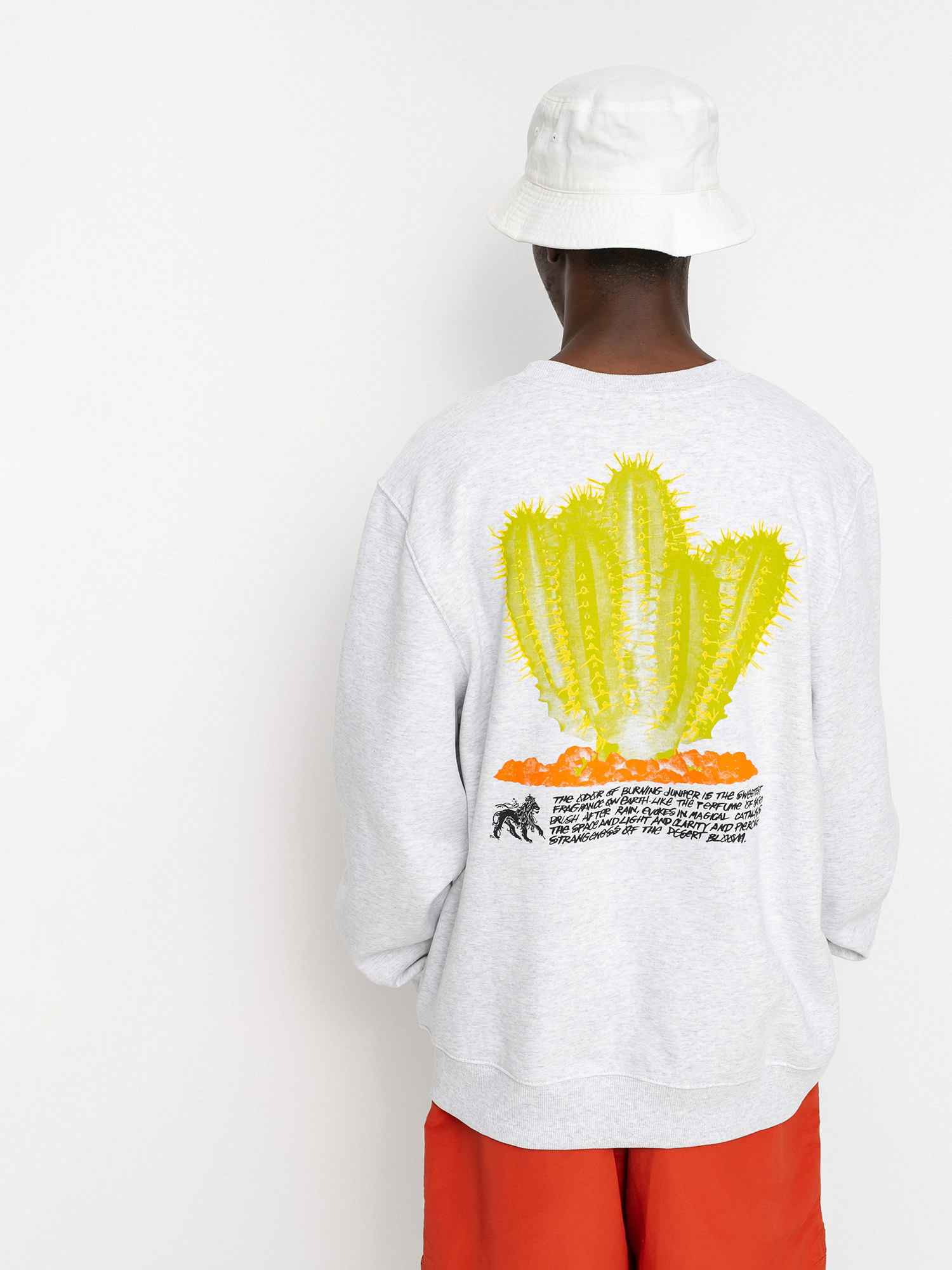 Bluza Stussy Desert Bloom Crew (ash heather)