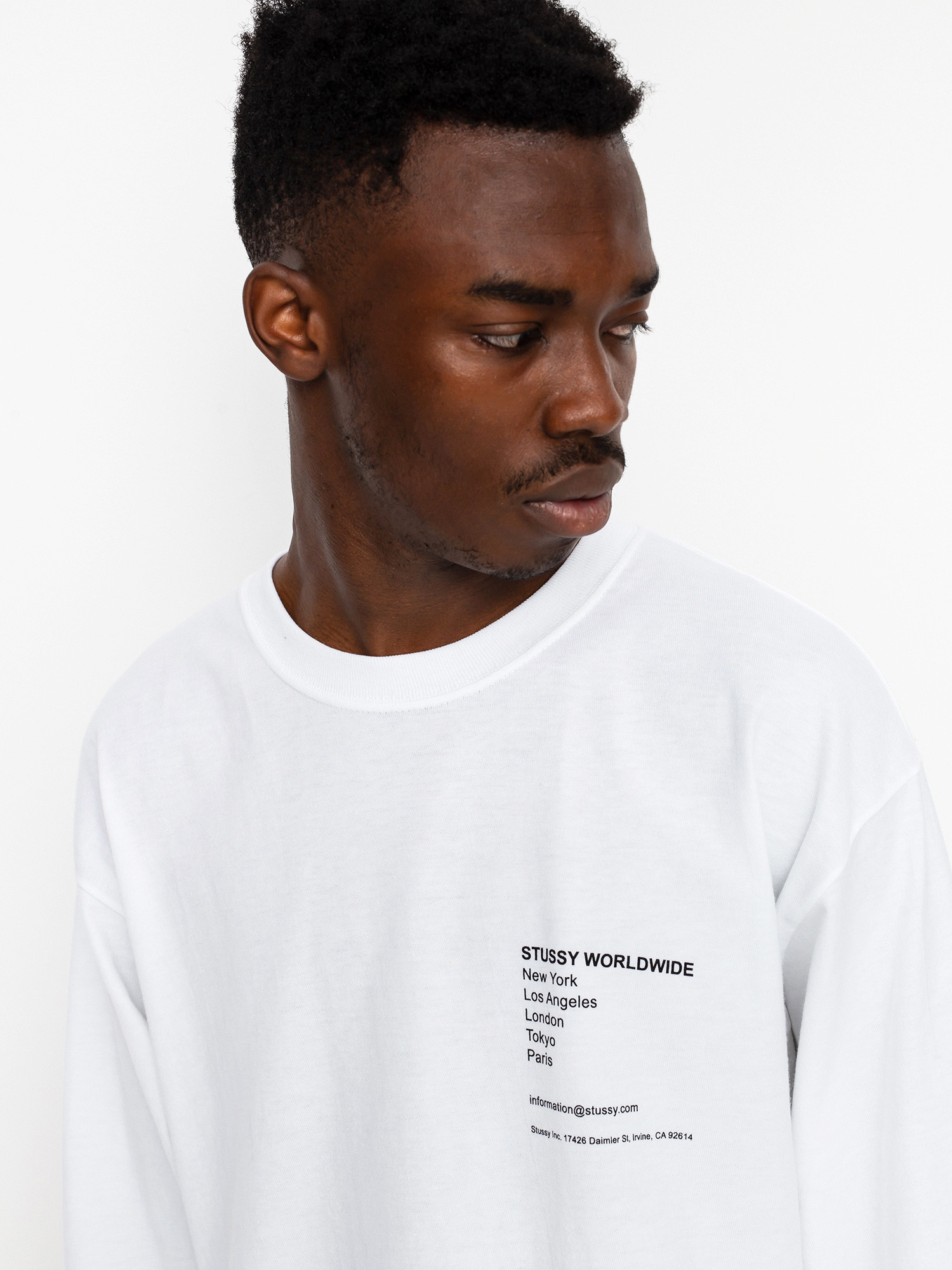 Longsleeve Stussy Modern Leaders (white)