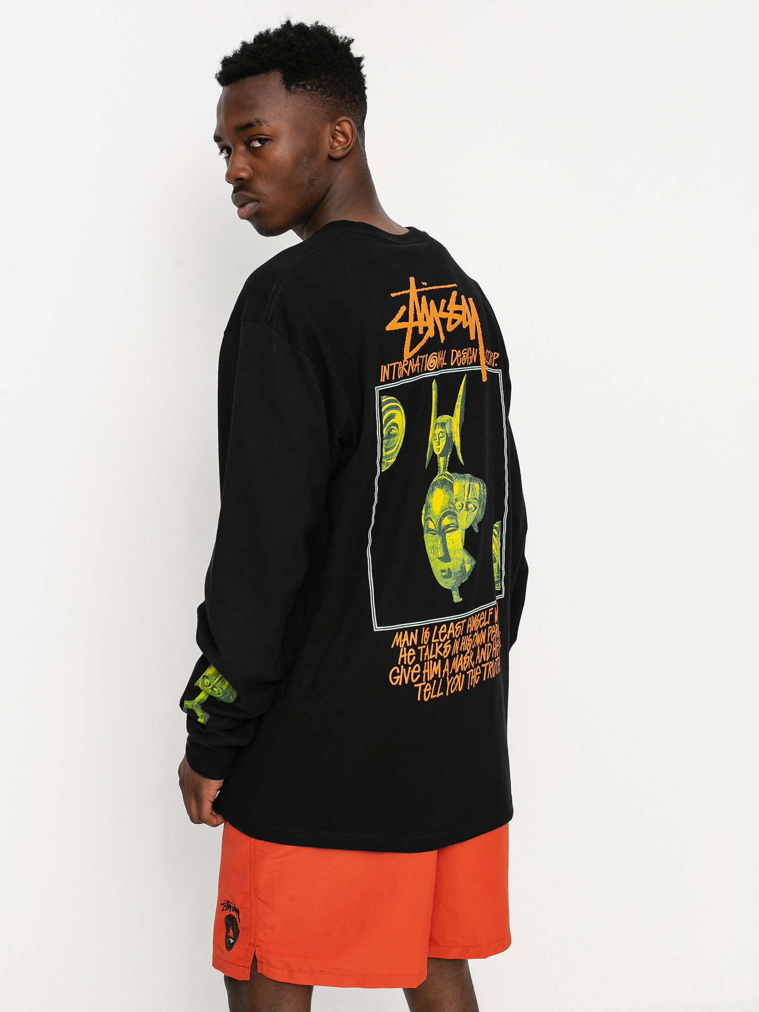 Longsleeve Stussy Masked (black)