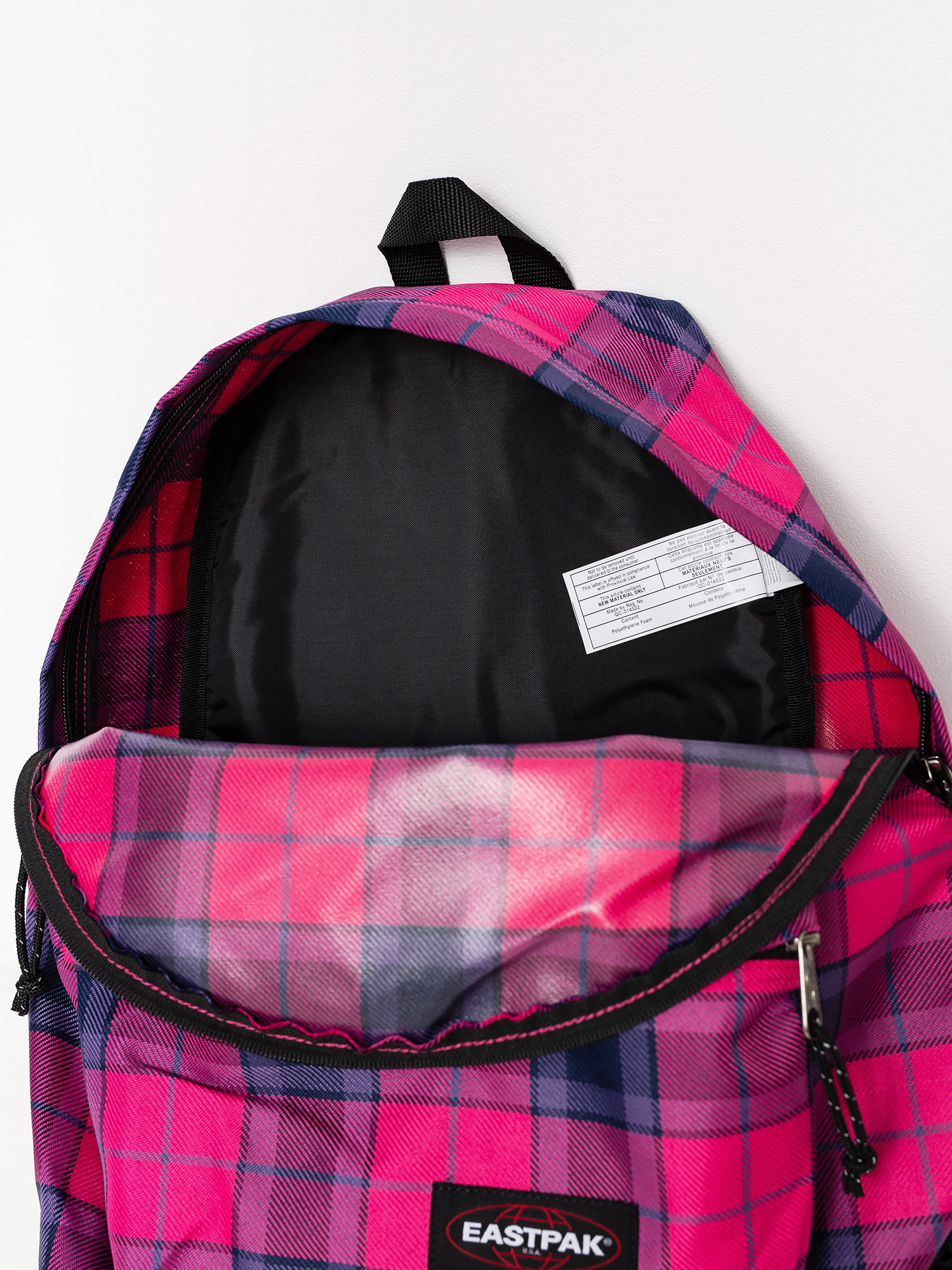 Plecak Eastpak Padded Pak R (checked fuchsia)