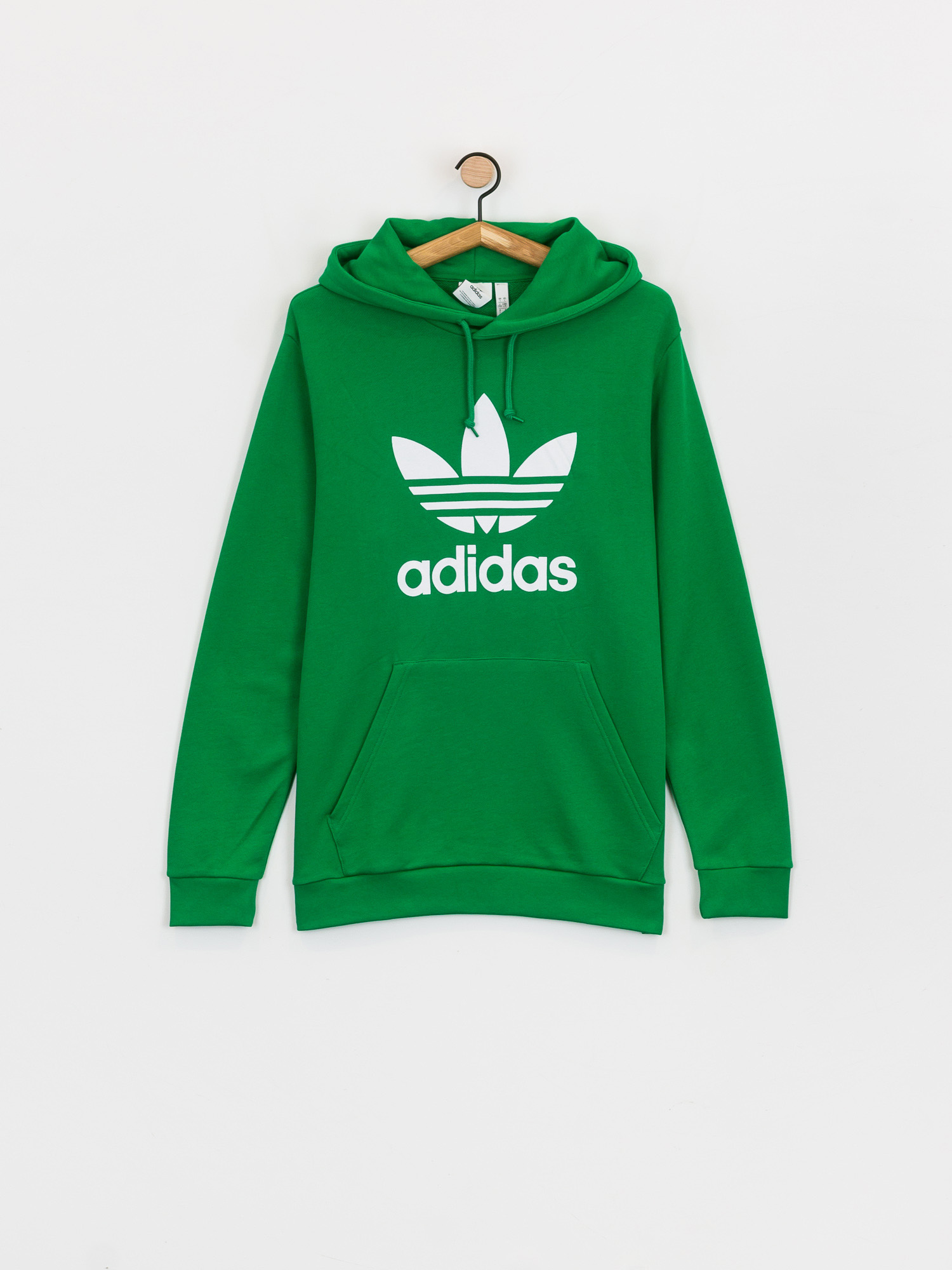 Bluza z kapturem adidas Originals Trefoil HD (green/white)