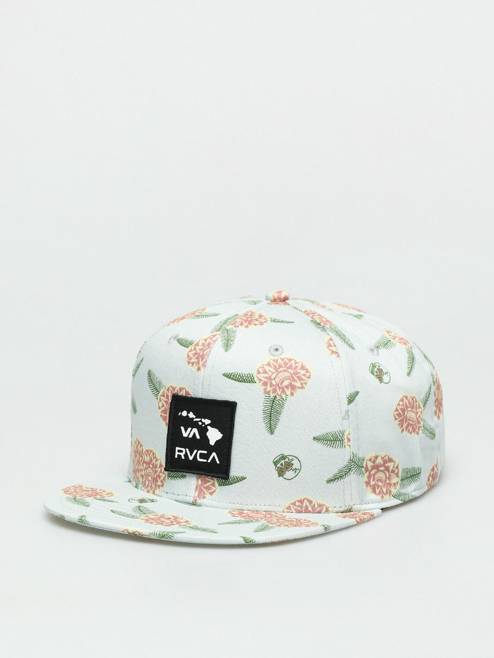 Czapka z daszkiem RVCA Luke P Floral Snapback (green tea)