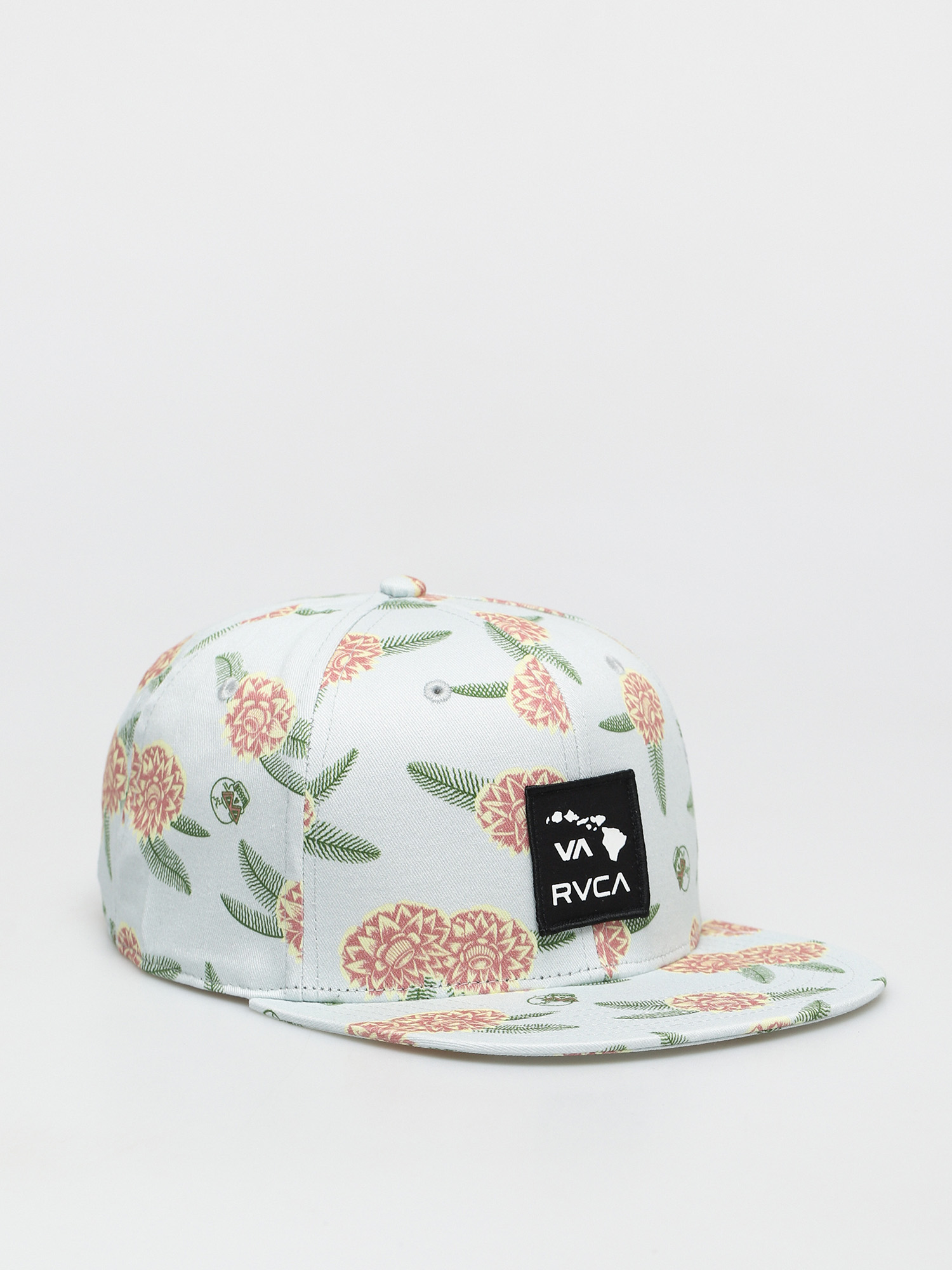 Czapka z daszkiem RVCA Luke P Floral Snapback (green tea)