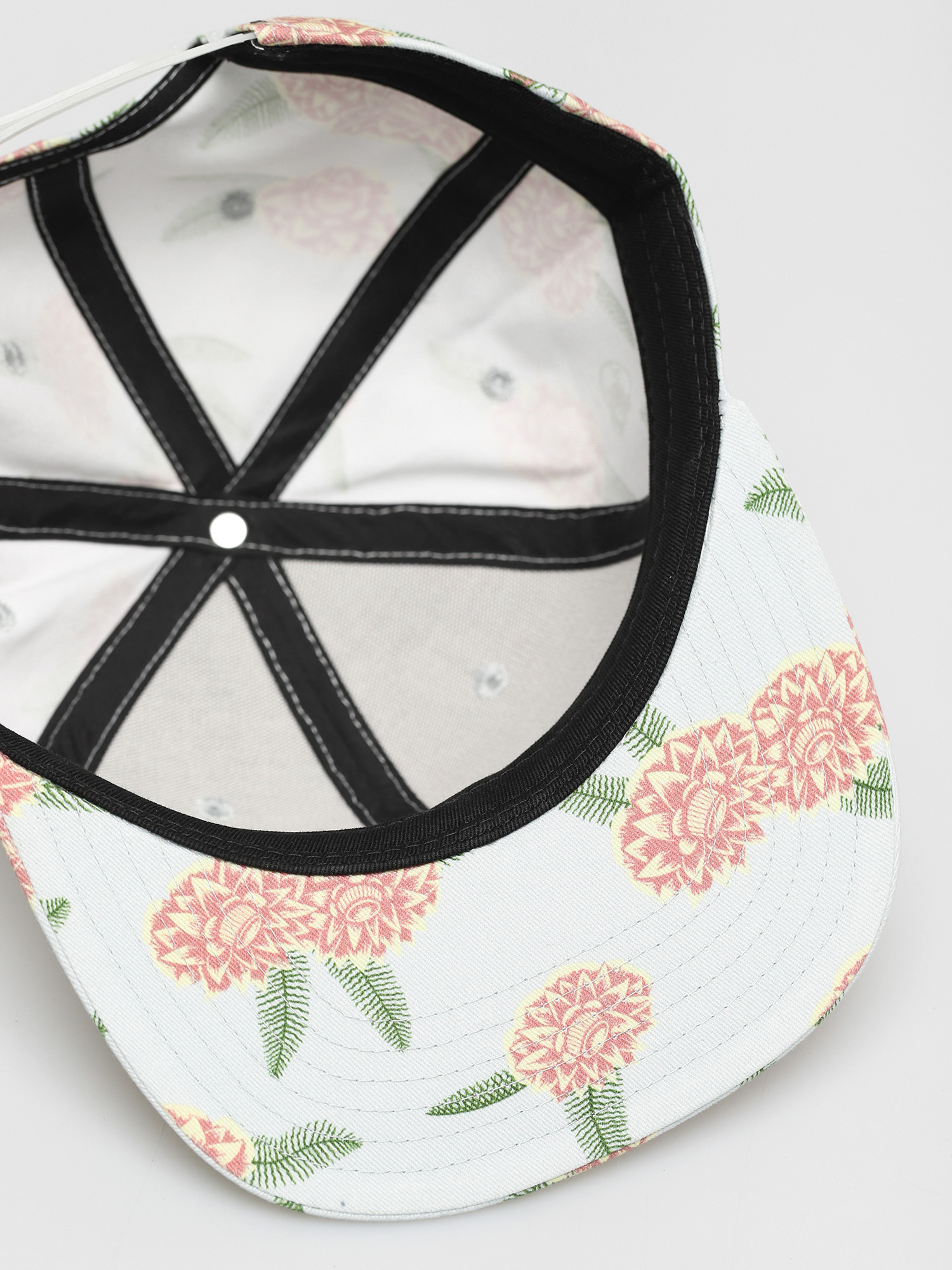 Czapka z daszkiem RVCA Luke P Floral Snapback (green tea)