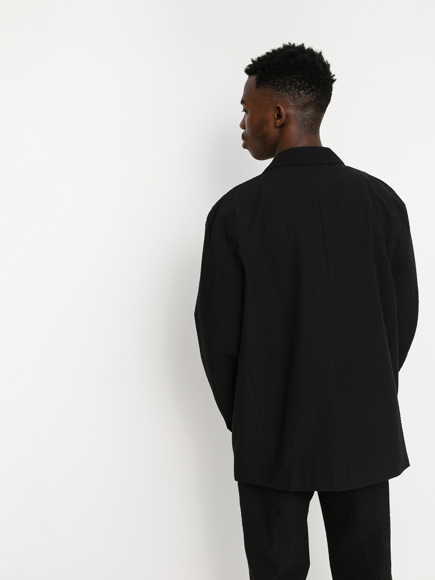 Marynarka Stussy Seersucker Sport (black)