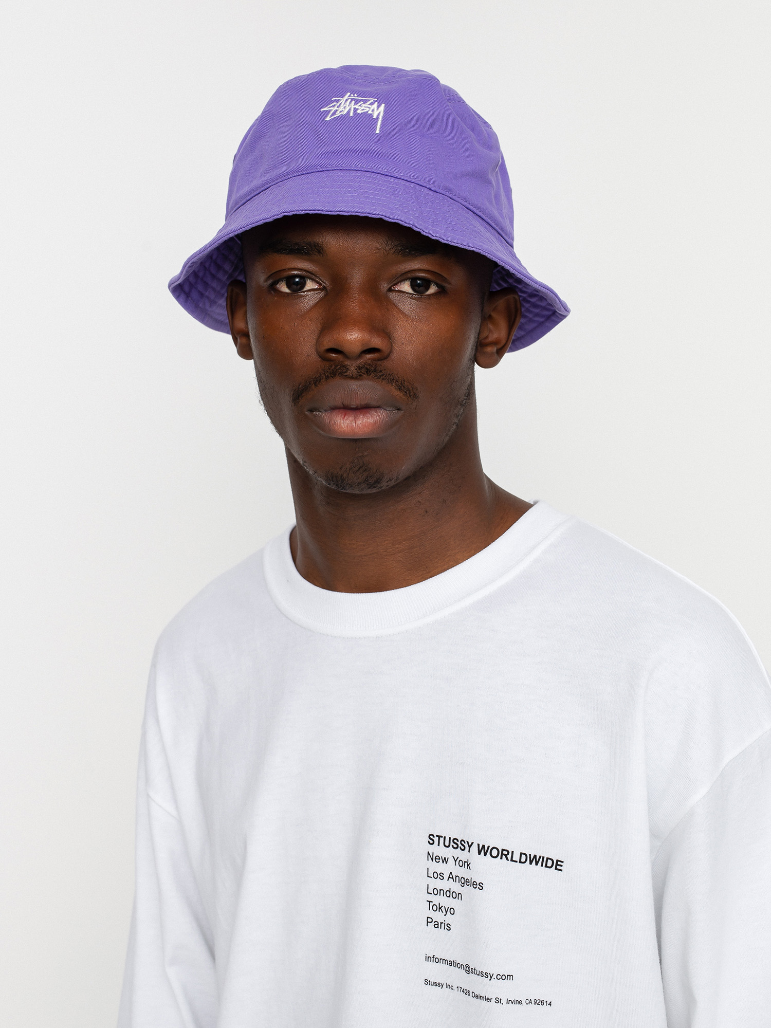 Kapelusz Stussy Stock Bucket (violet)