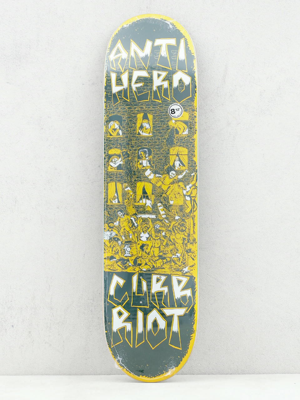 Deck Antihero Curb Riot Redux (yellow/dark green)