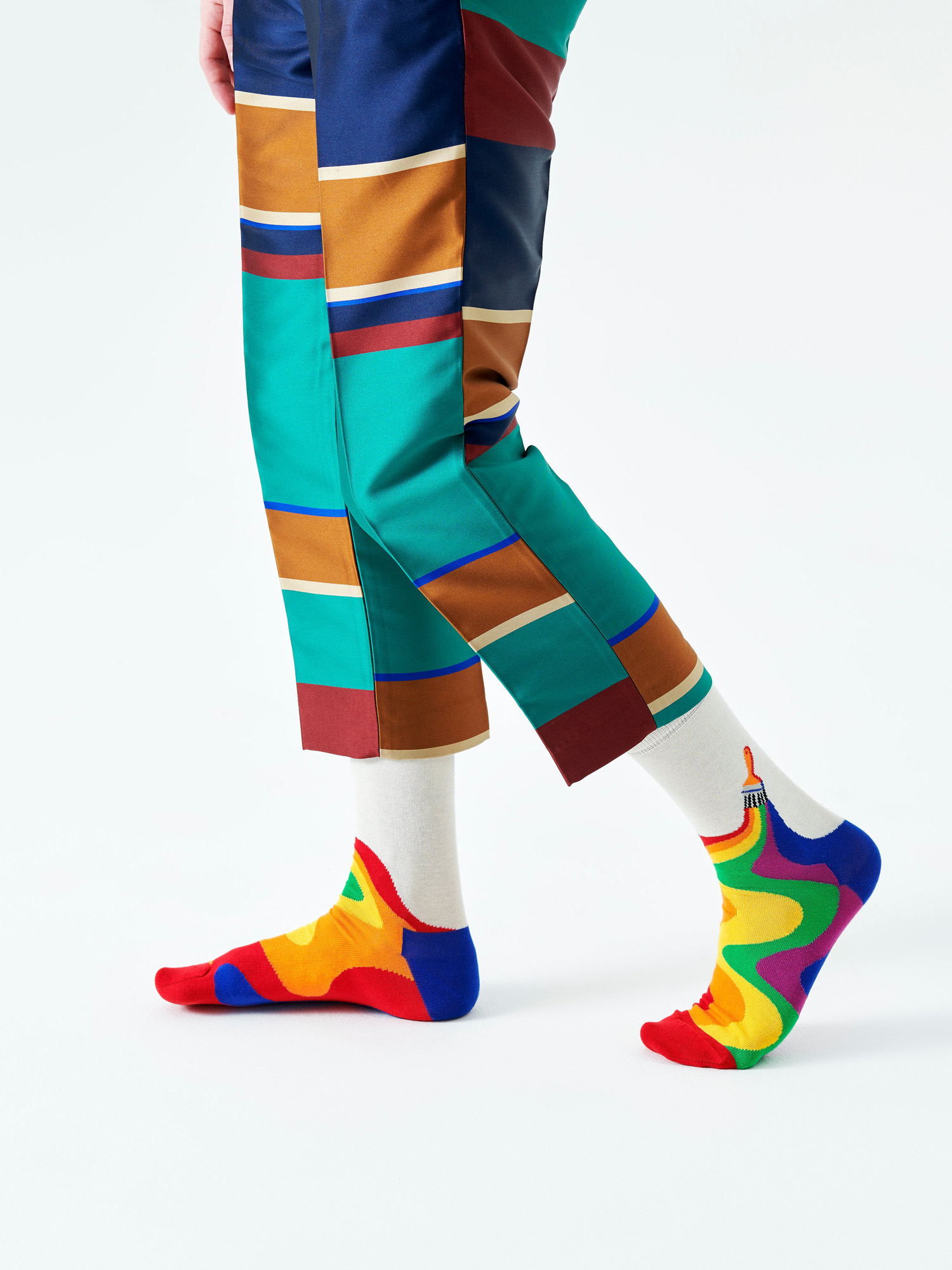Skarpetki Happy Socks Pride Color (white/multi)