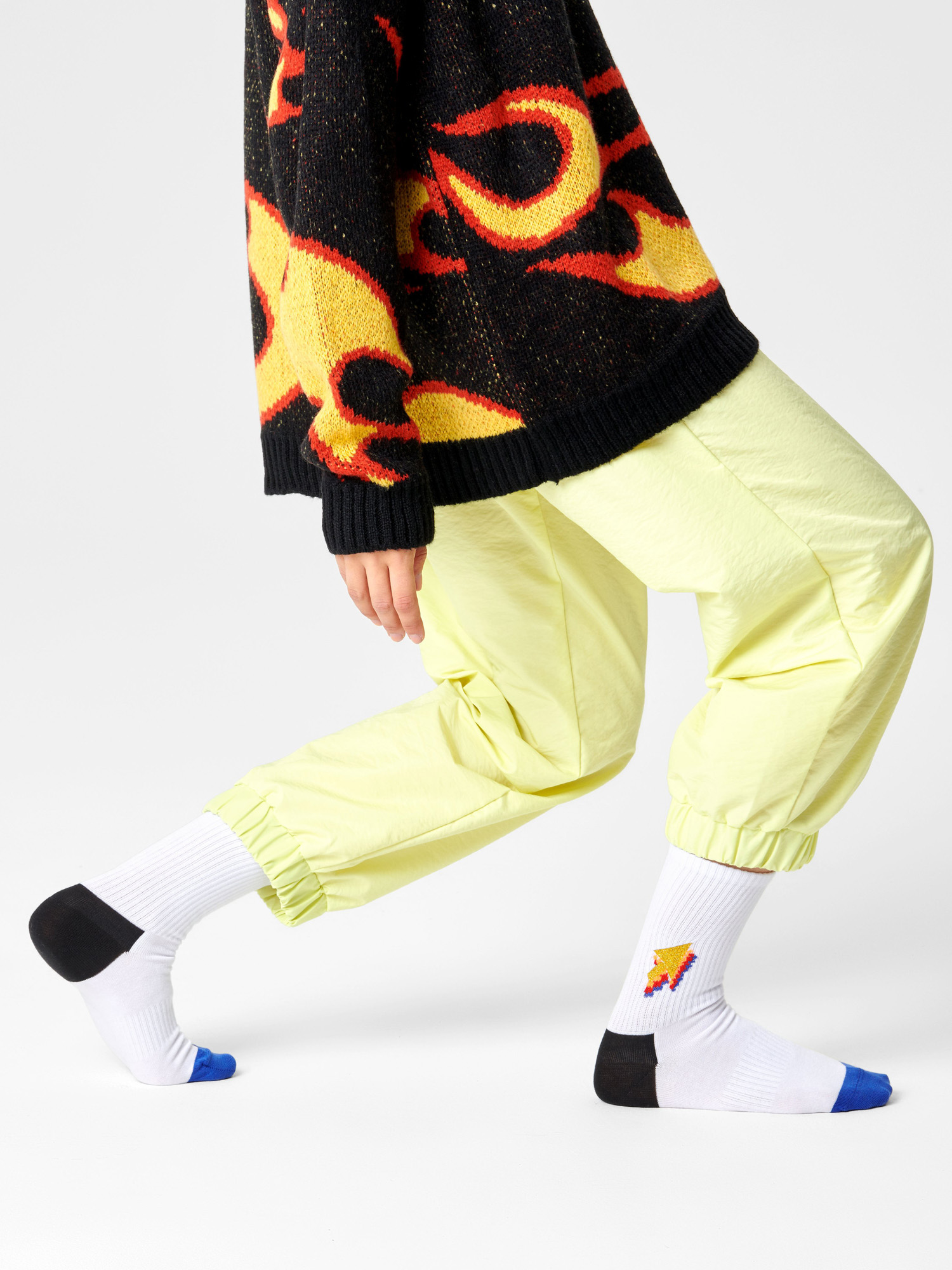 Skarpetki Happy Socks Arrow 3/4 Crew (white)