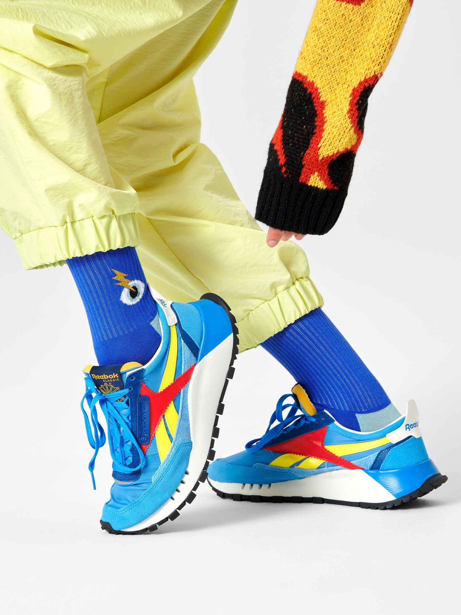 Skarpetki Happy Socks I See You 3/4 Crew (blue/red)