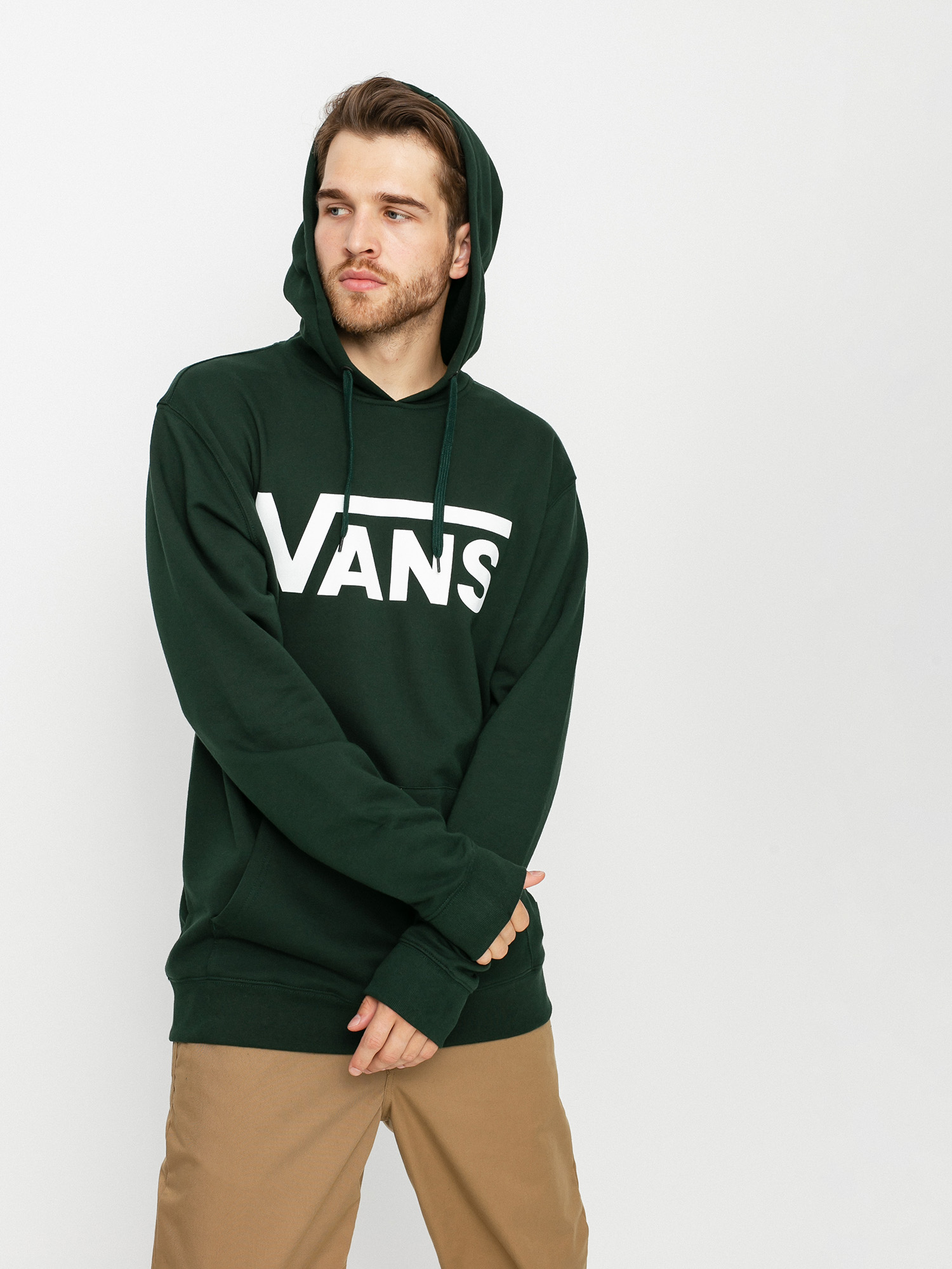 Bluza z kapturem Vans Classic II HD (scarab)