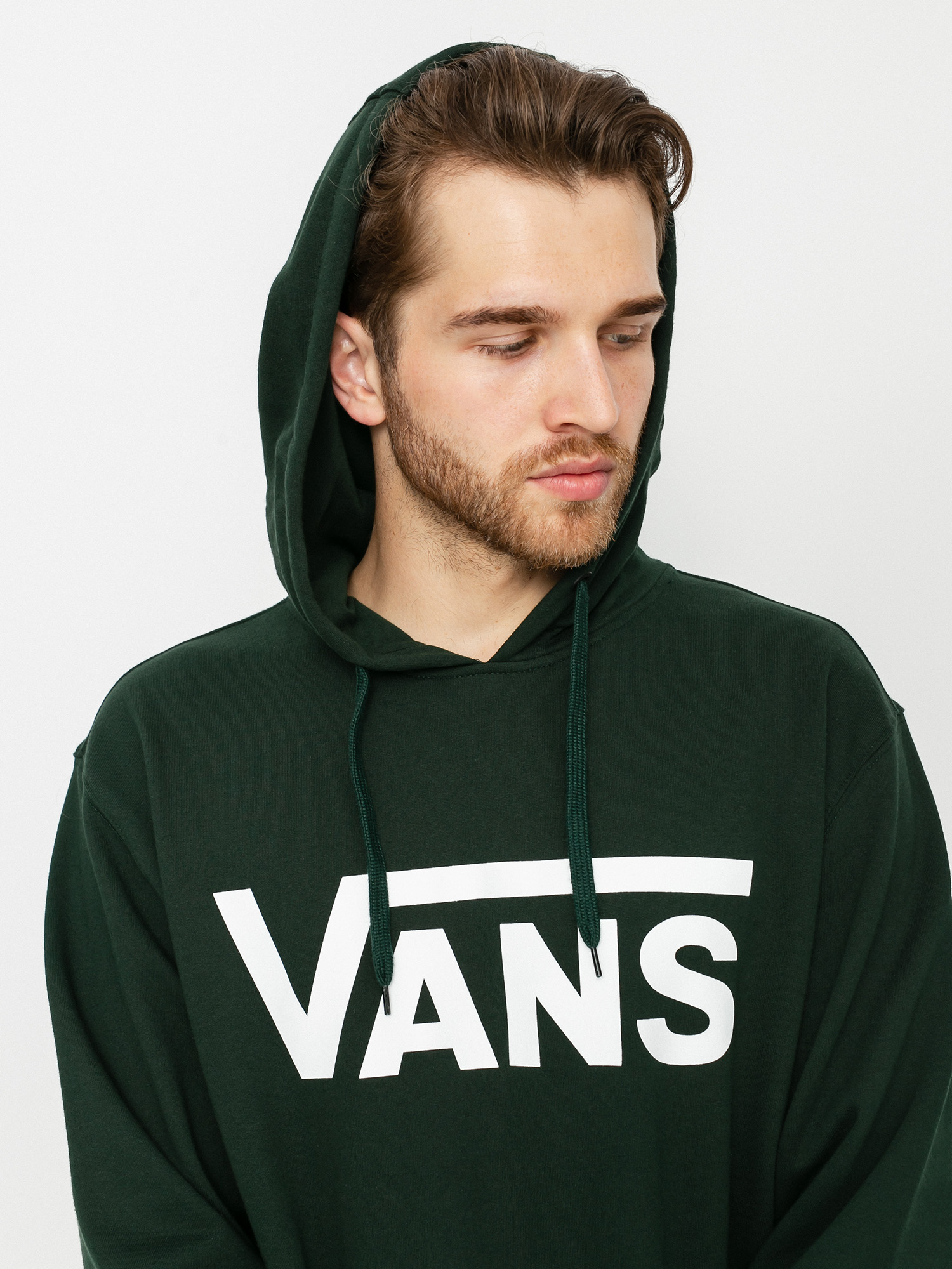 Bluza z kapturem Vans Classic II HD (scarab)