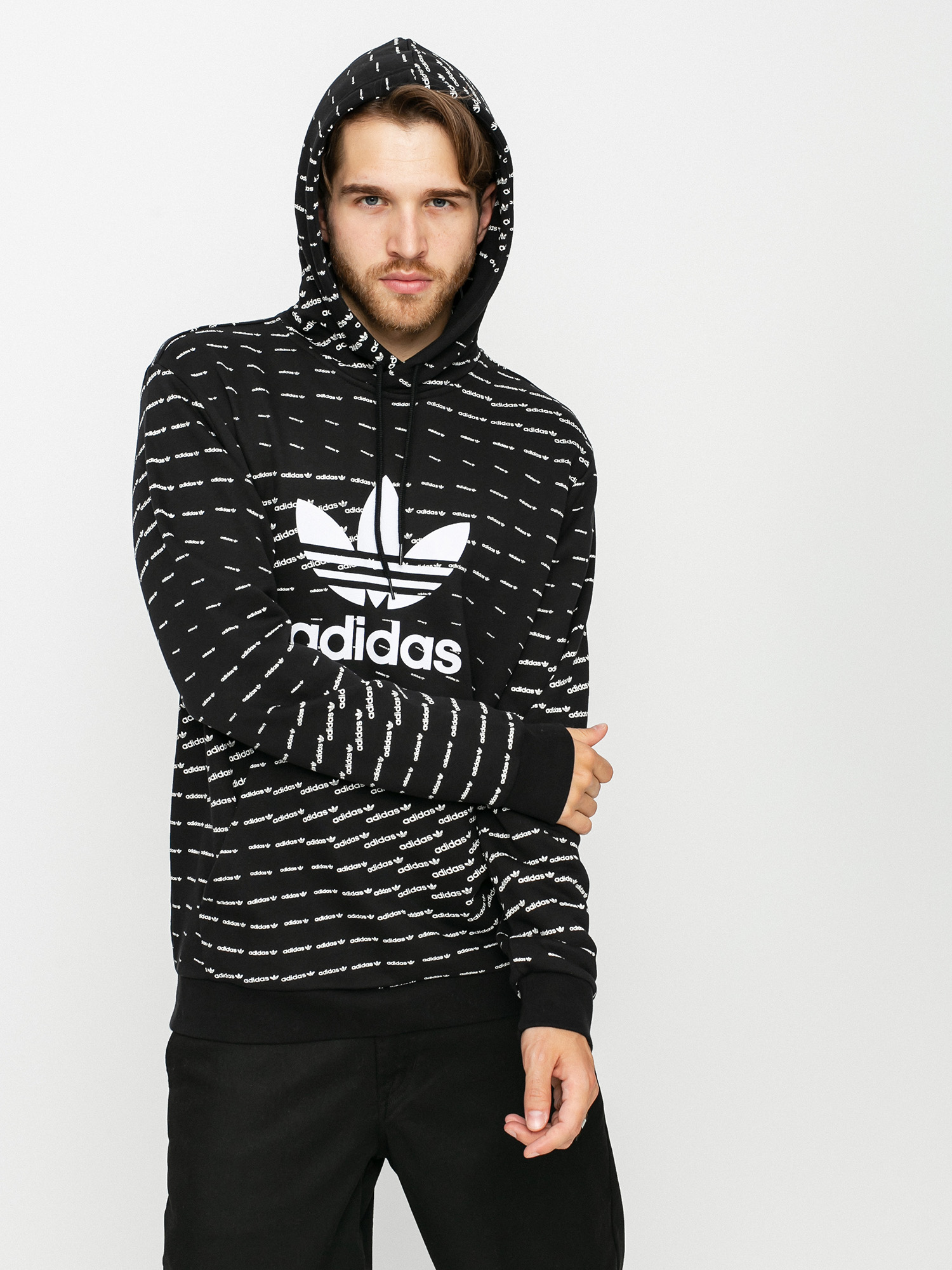 Bluza z kapturem adidas Originals Mono HD (black/white)