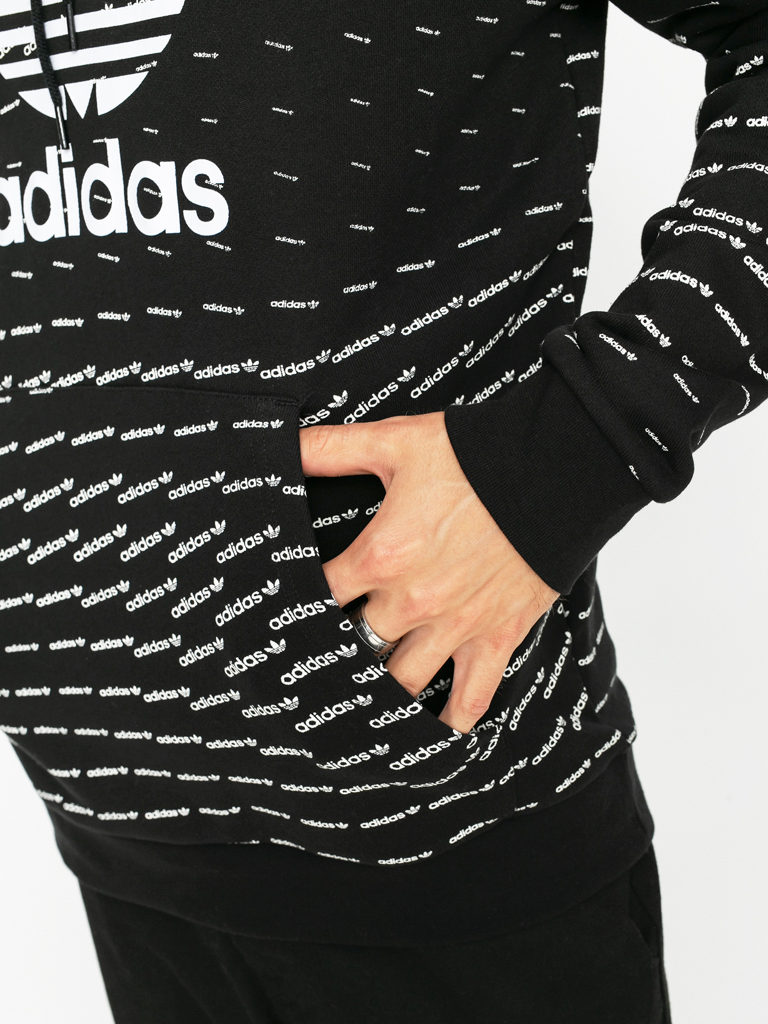 Bluza z kapturem adidas Originals Mono HD (black/white)