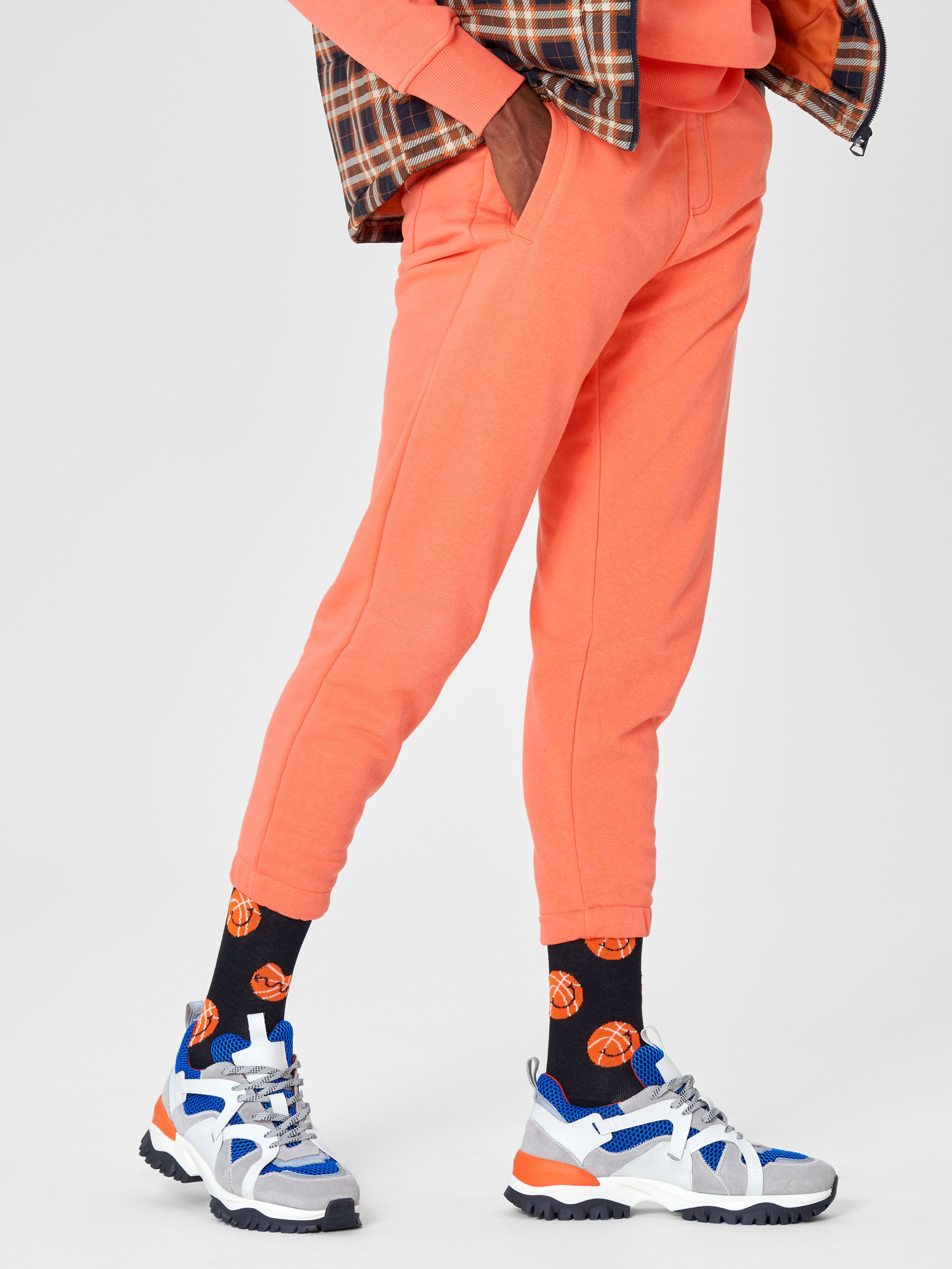 Skarpetki Happy Socks Balls (black/orange)