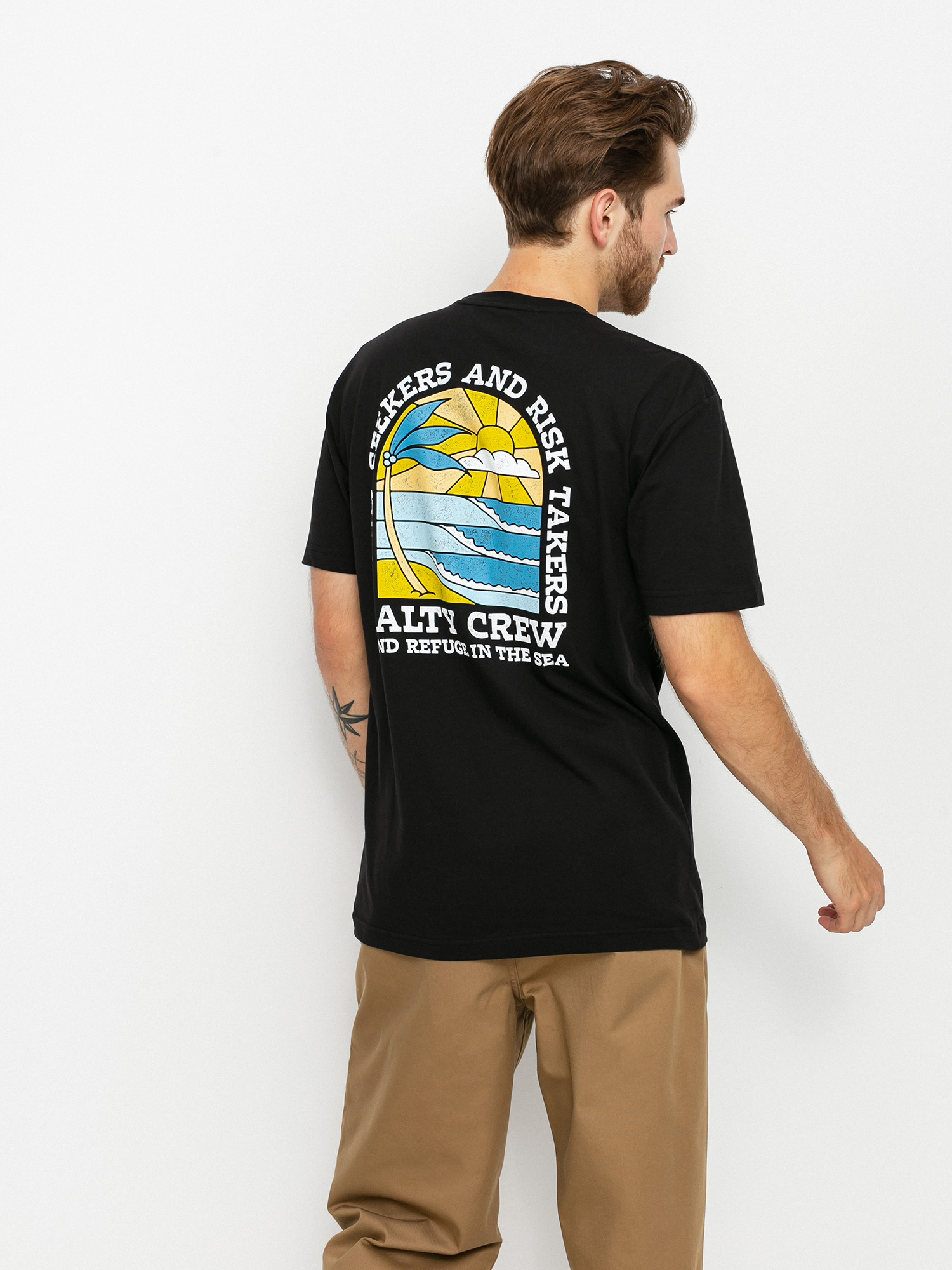 T-shirt Salty Crew Paradiso Premium (black)