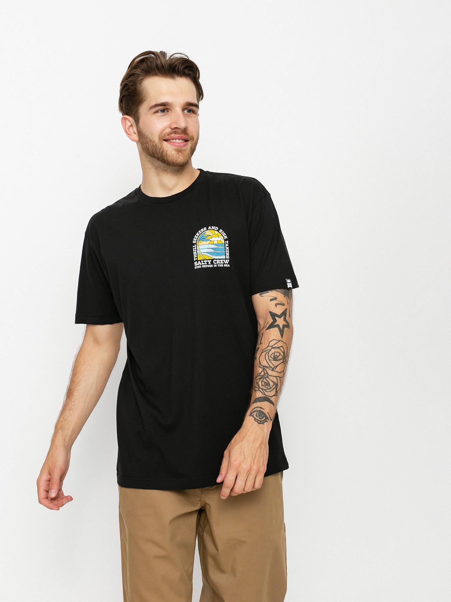 T-shirt Salty Crew Paradiso Premium (black)