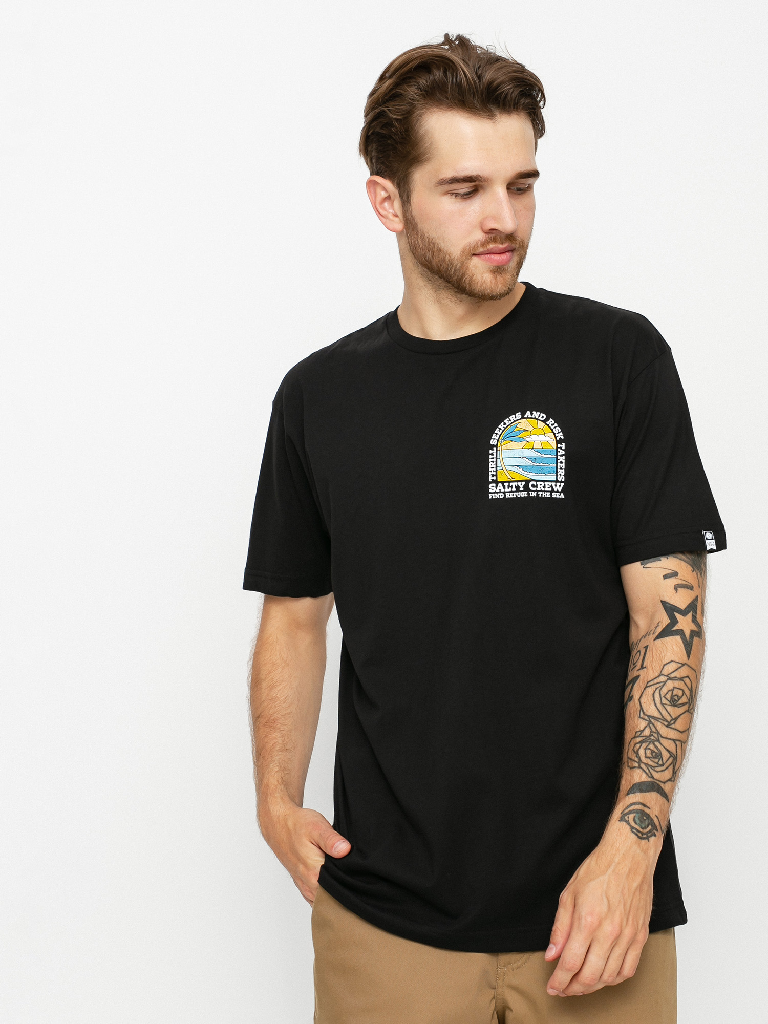 T-shirt Salty Crew Paradiso Premium (black)