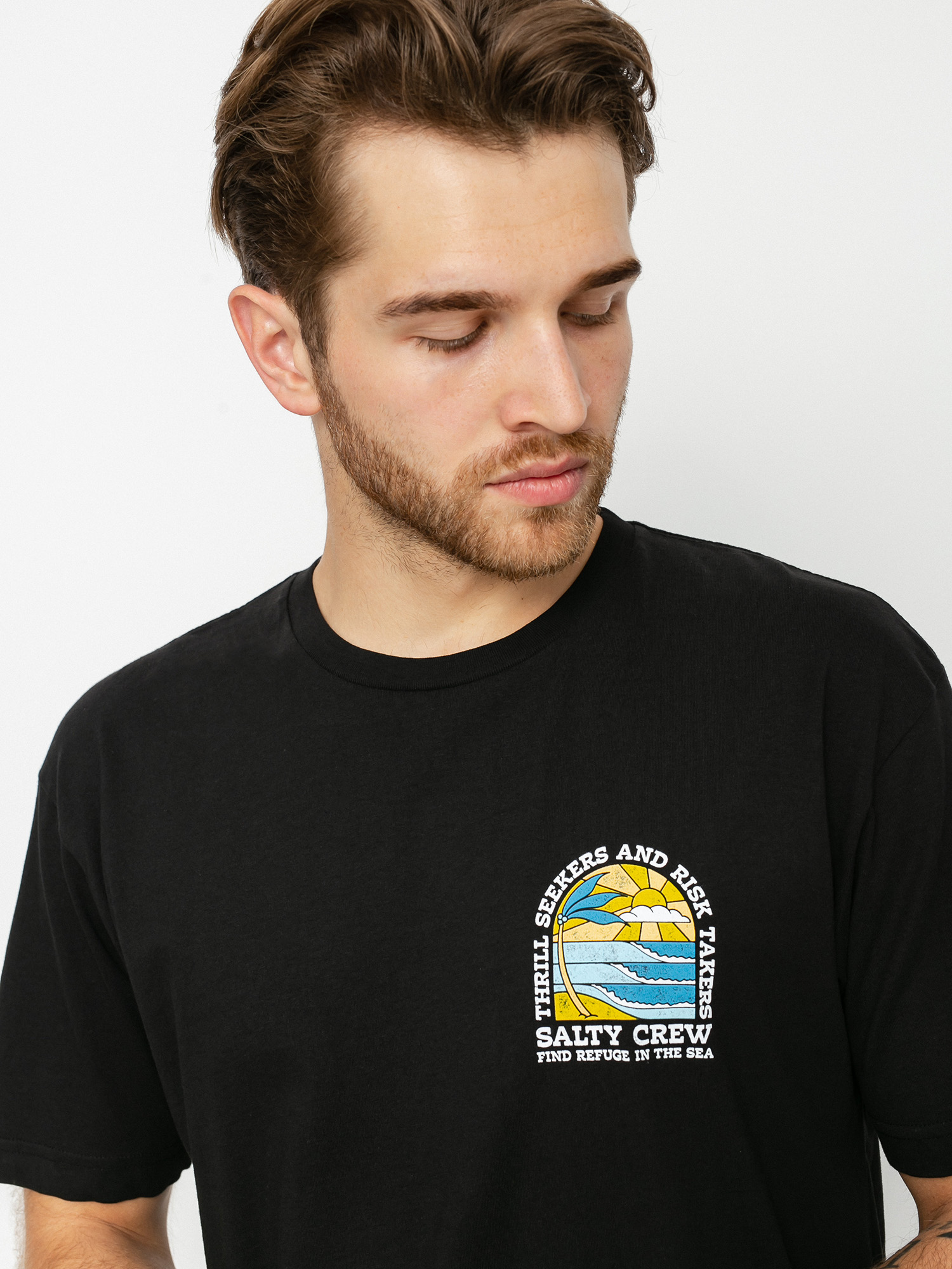 T-shirt Salty Crew Paradiso Premium (black)