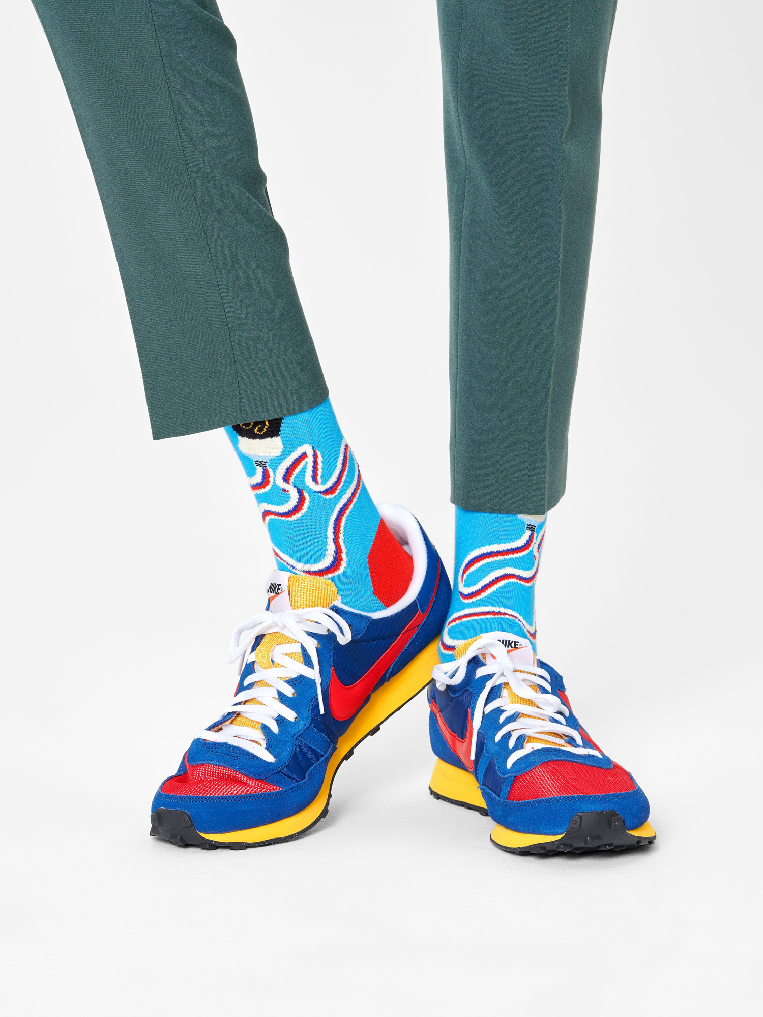 Skarpetki Happy Socks Brush Brush (blue/red)