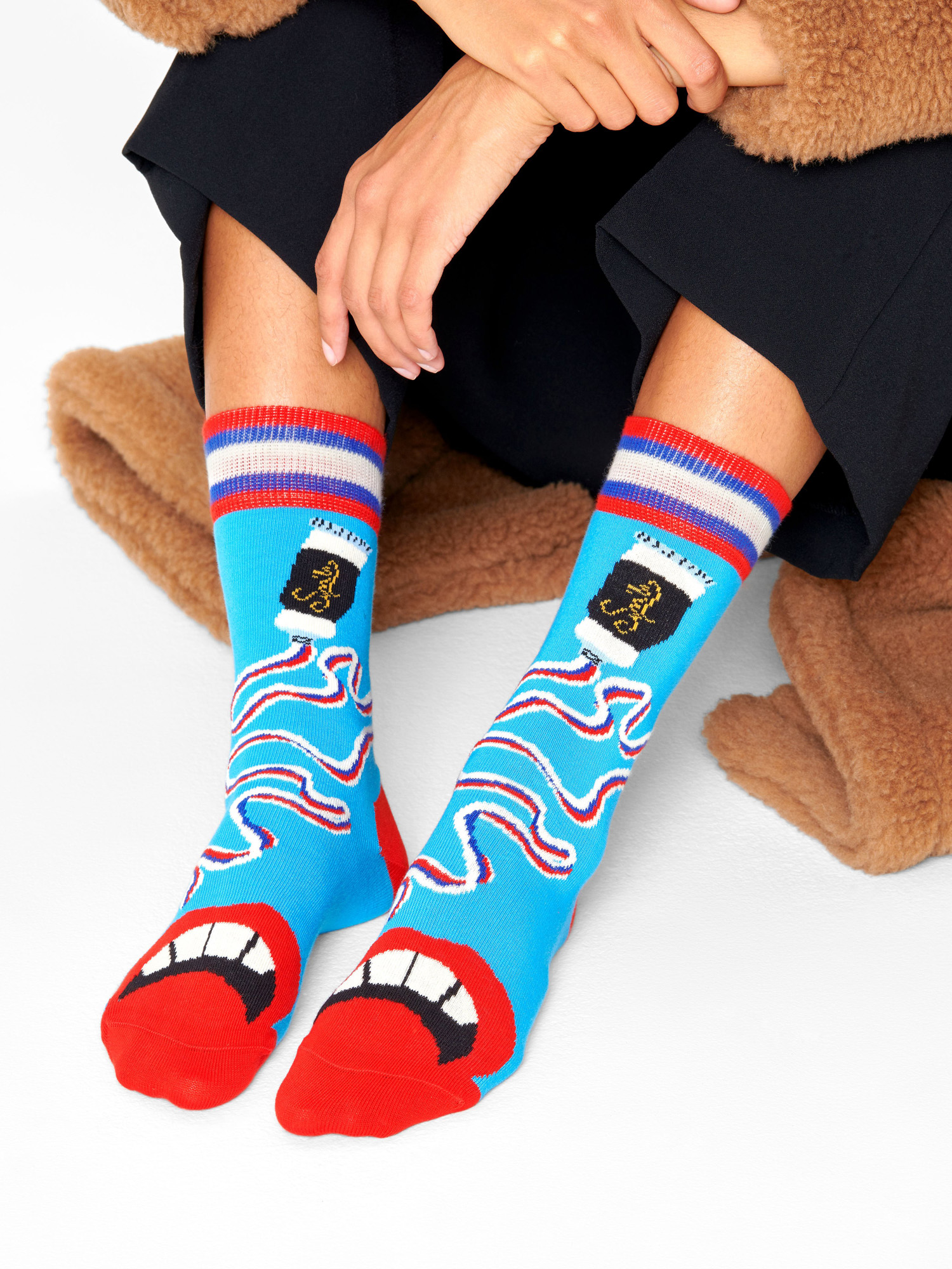Skarpetki Happy Socks Brush Brush (blue/red)