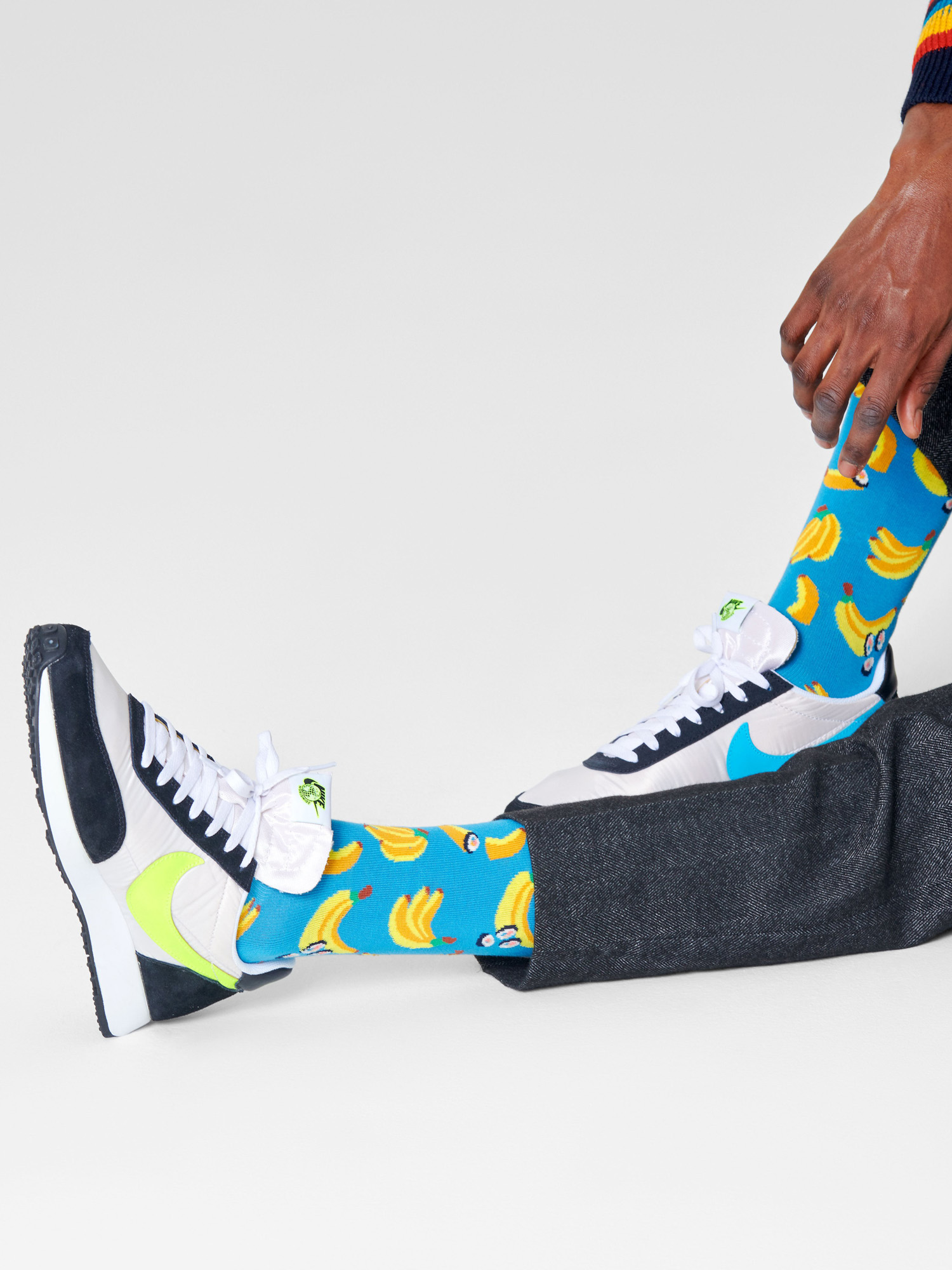 Skarpetki Happy Socks Banana Sushi (blue/yellow)