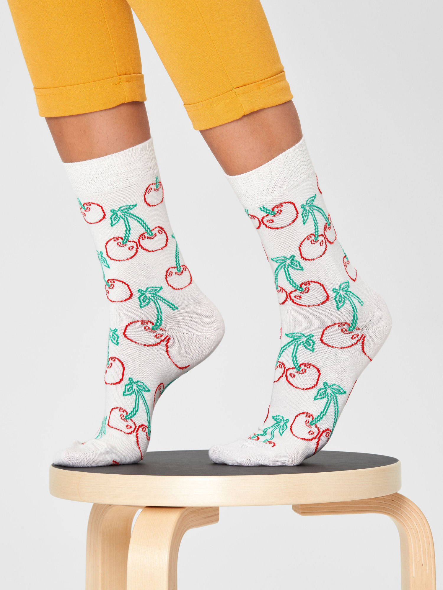 Skarpetki Happy Socks Cherry (pale white)