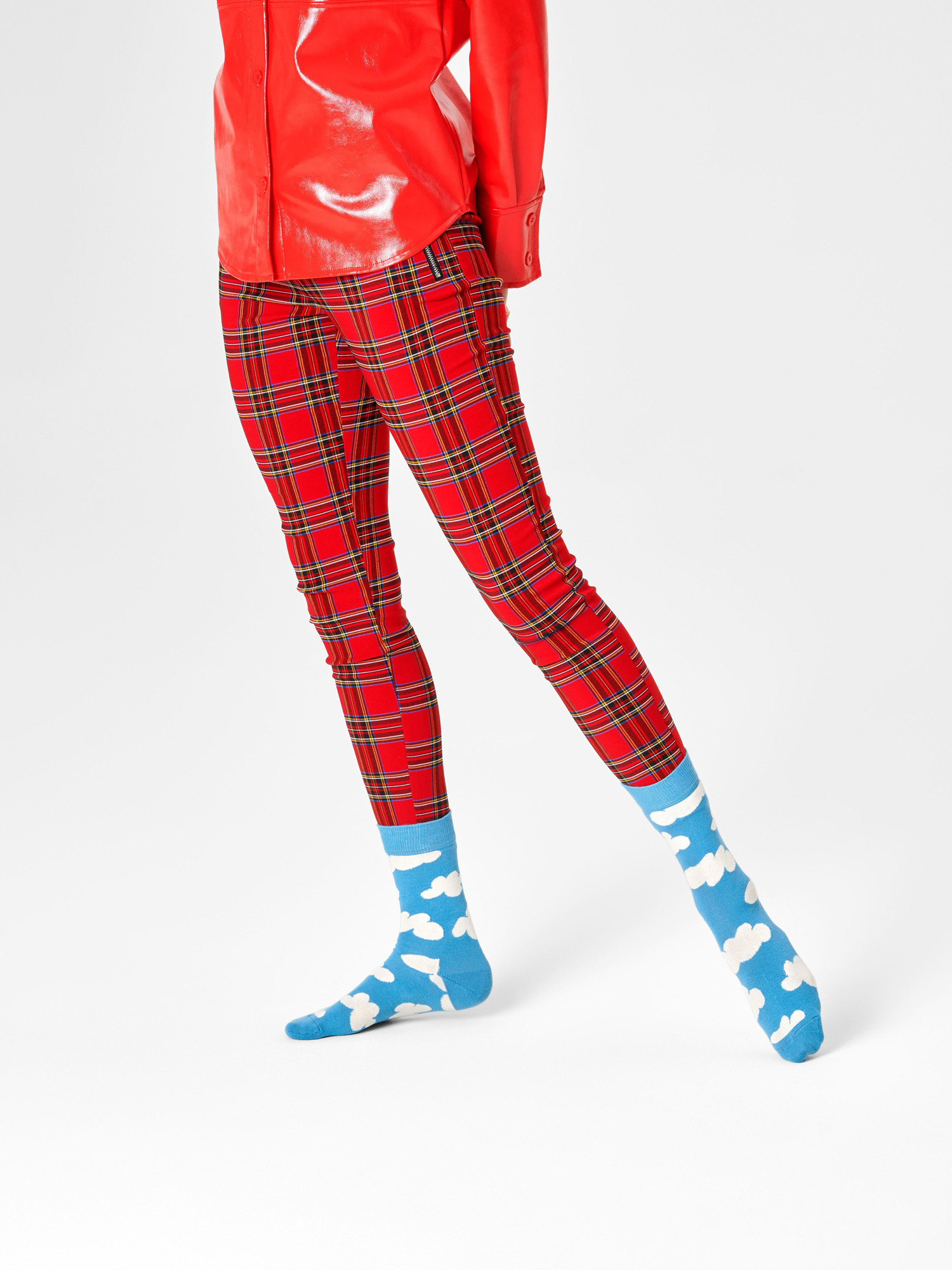 Skarpetki Happy Socks Cloudy (blue/white)