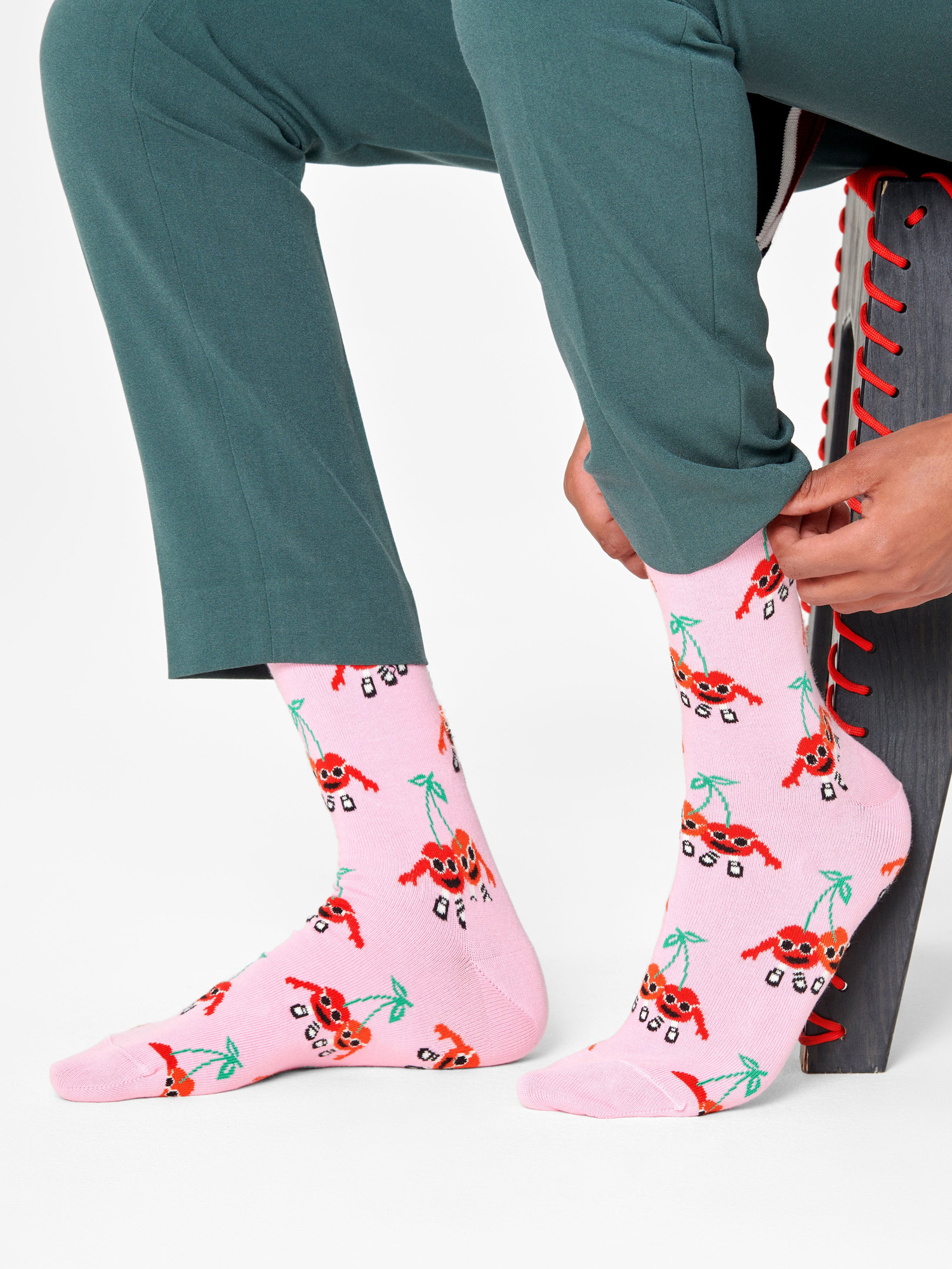 Skarpetki Happy Socks Cherry Mates (pink/red)