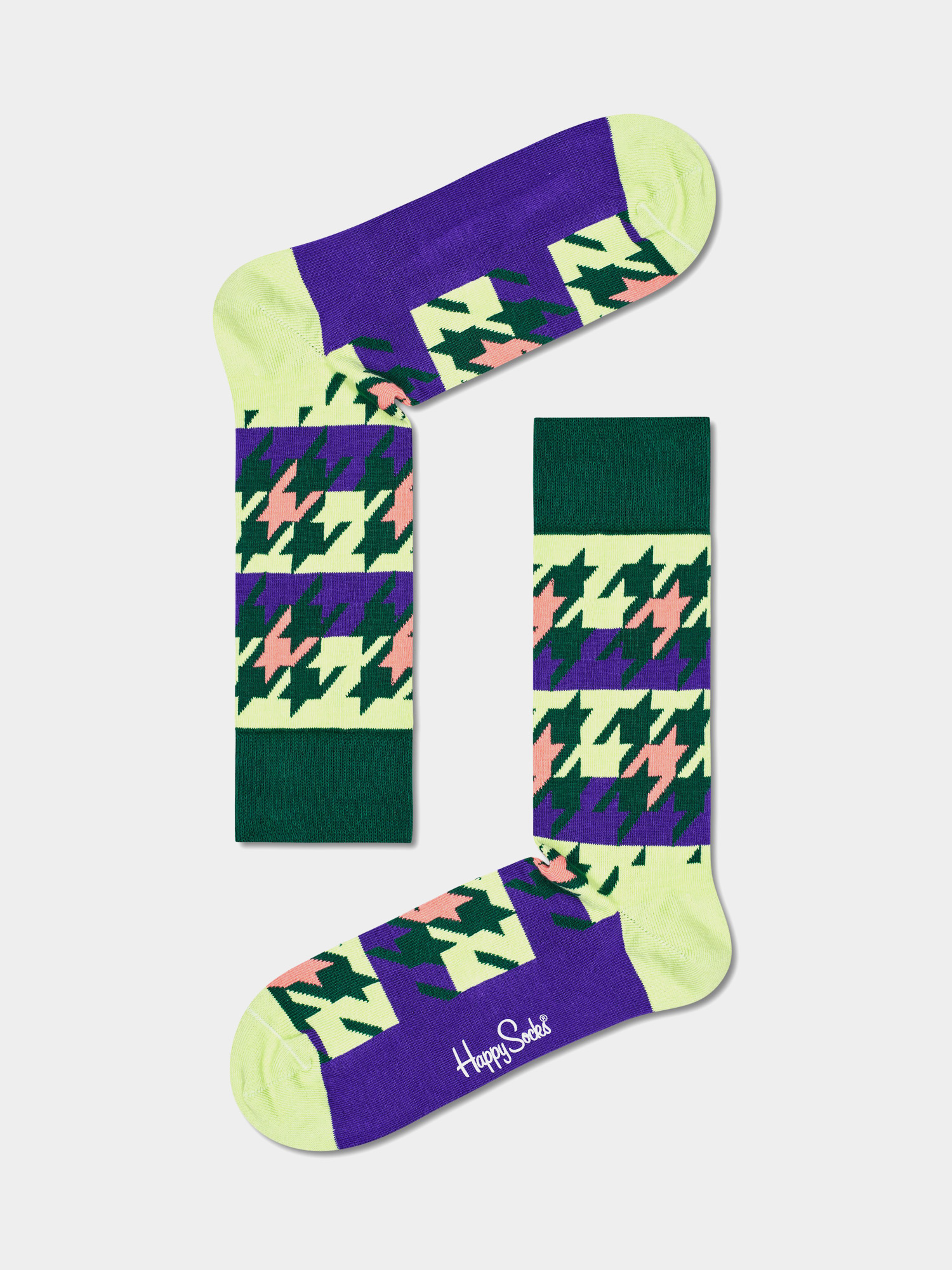 Skarpetki Happy Socks Dogtooth (green/violet)