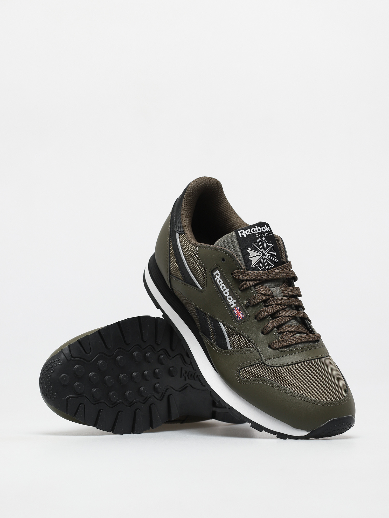 Buty Reebok Cl Lthr (armygr/cblack/ftwwht)