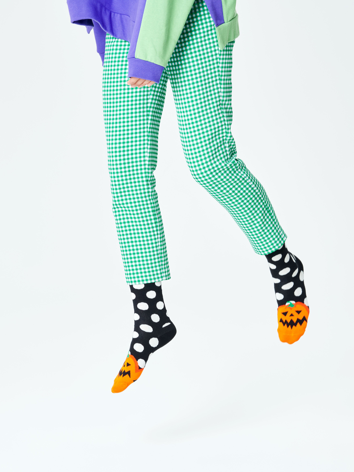 Skarpetki Happy Socks Halloween Pumpkin (black/orange)