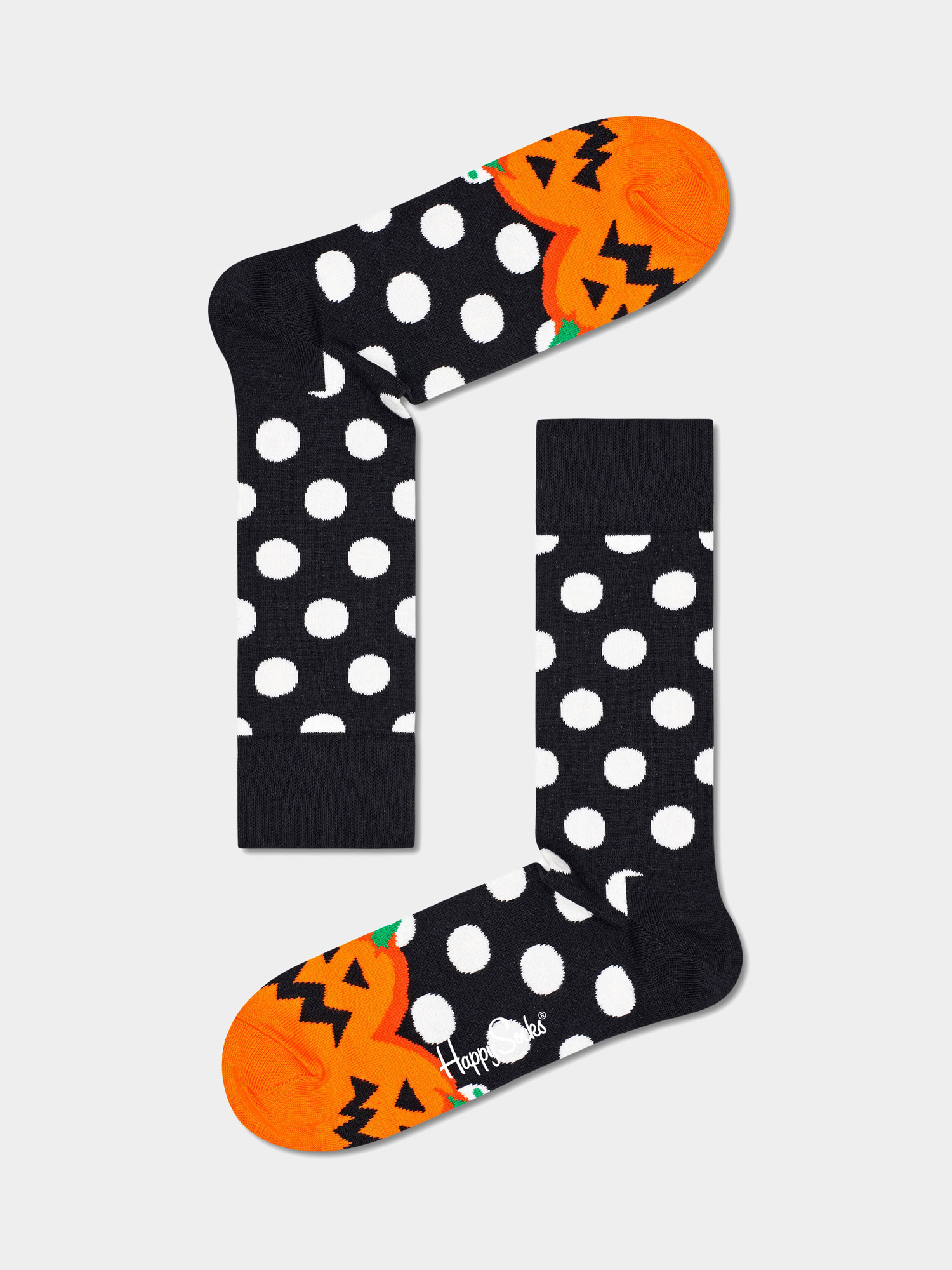 Skarpetki Happy Socks Halloween Pumpkin (black/orange)