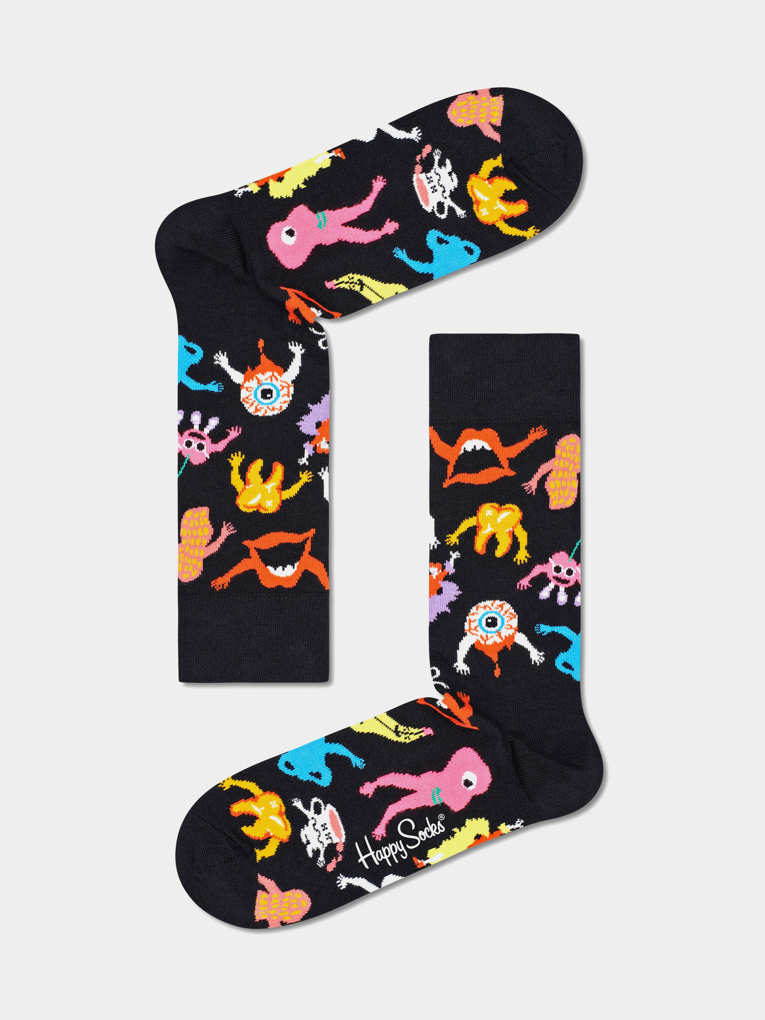 Skarpetki Happy Socks Halloween Monsters (black/multi)