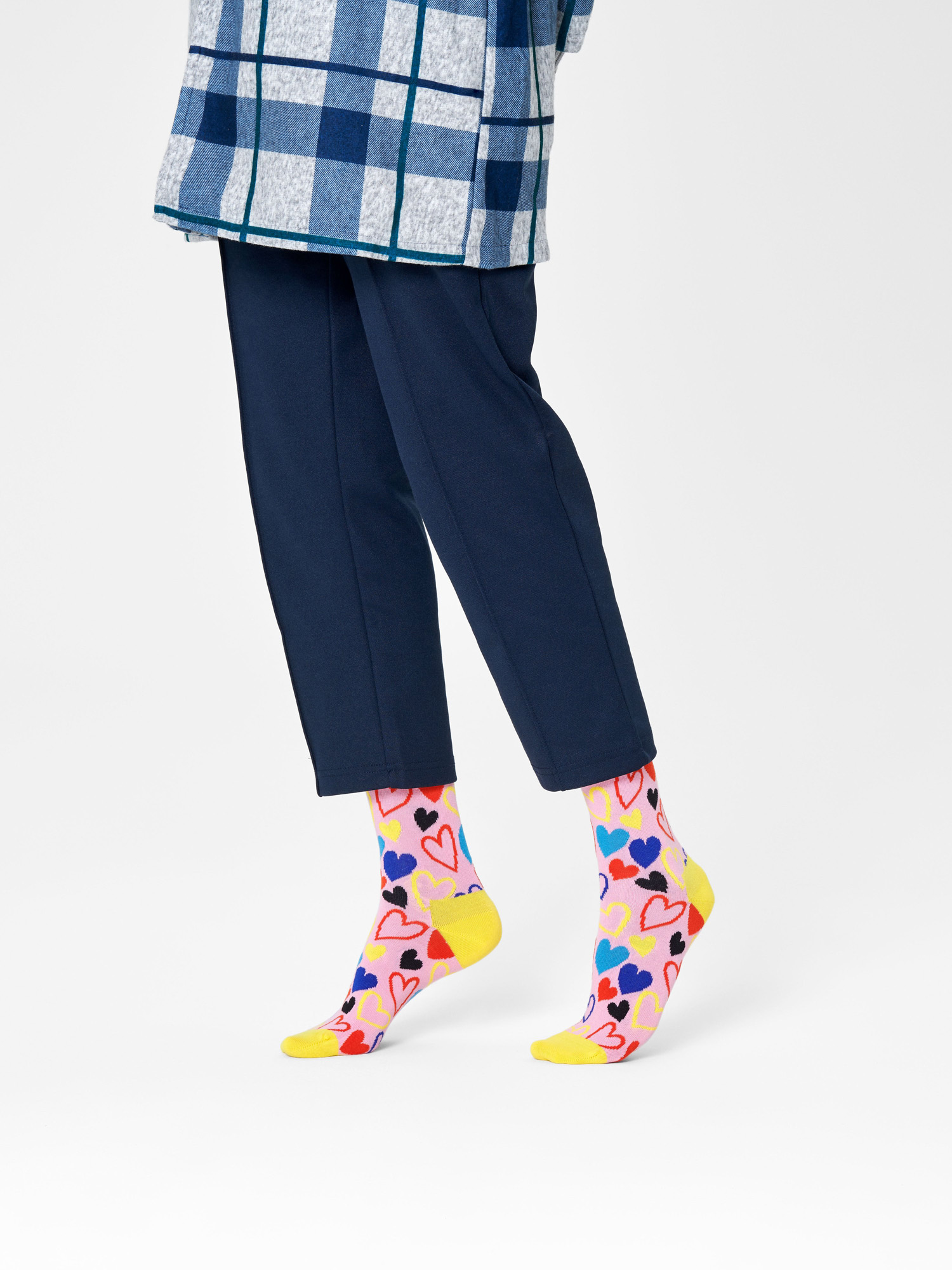 Skarpetki Happy Socks I Heart U (pink/yellow)