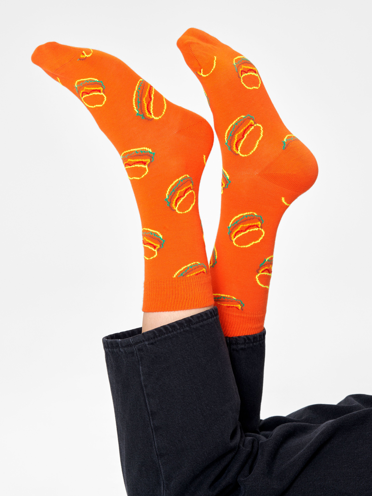 Skarpetki Happy Socks Lunch Time (orange)