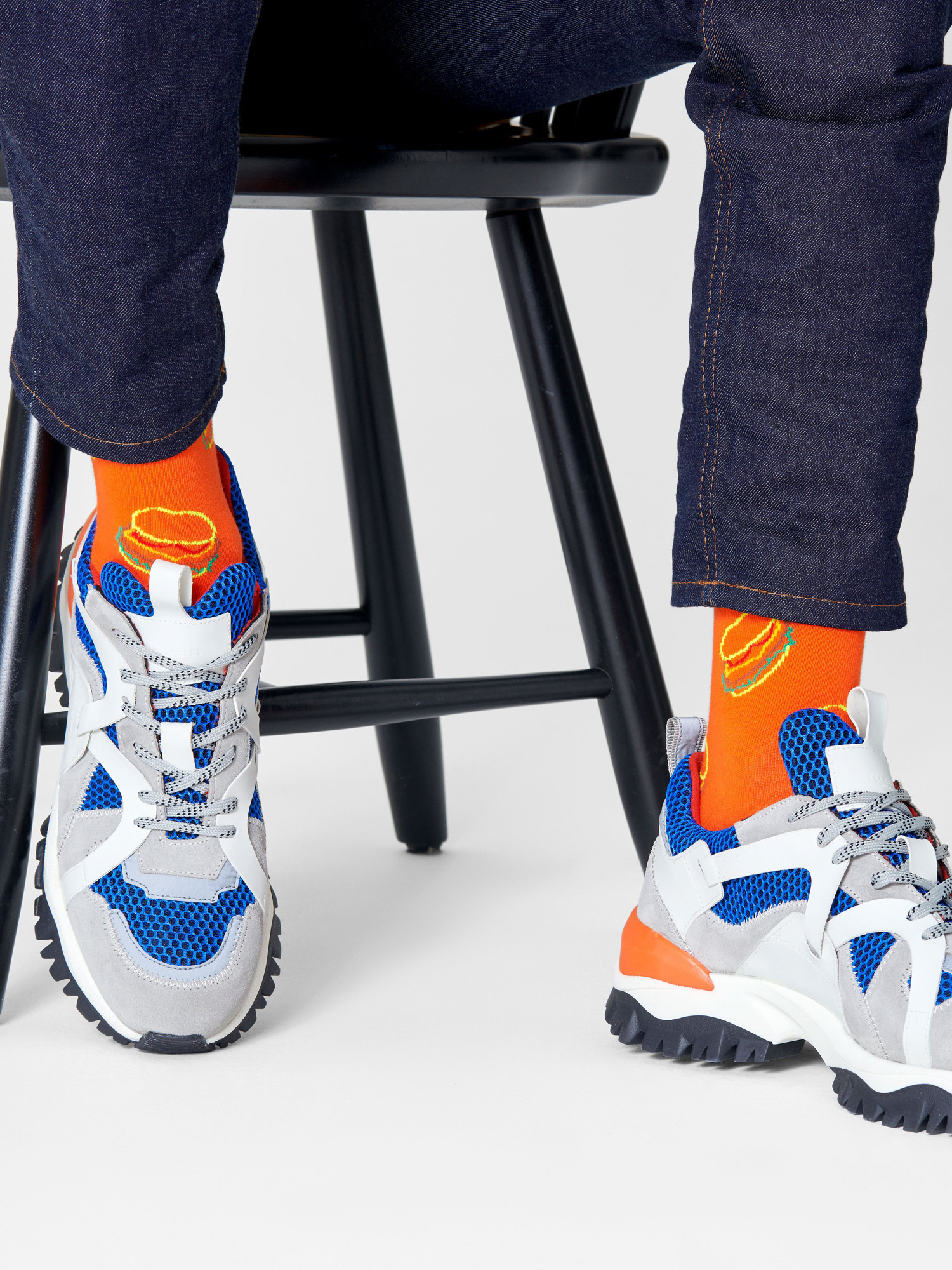 Skarpetki Happy Socks Lunch Time (orange)