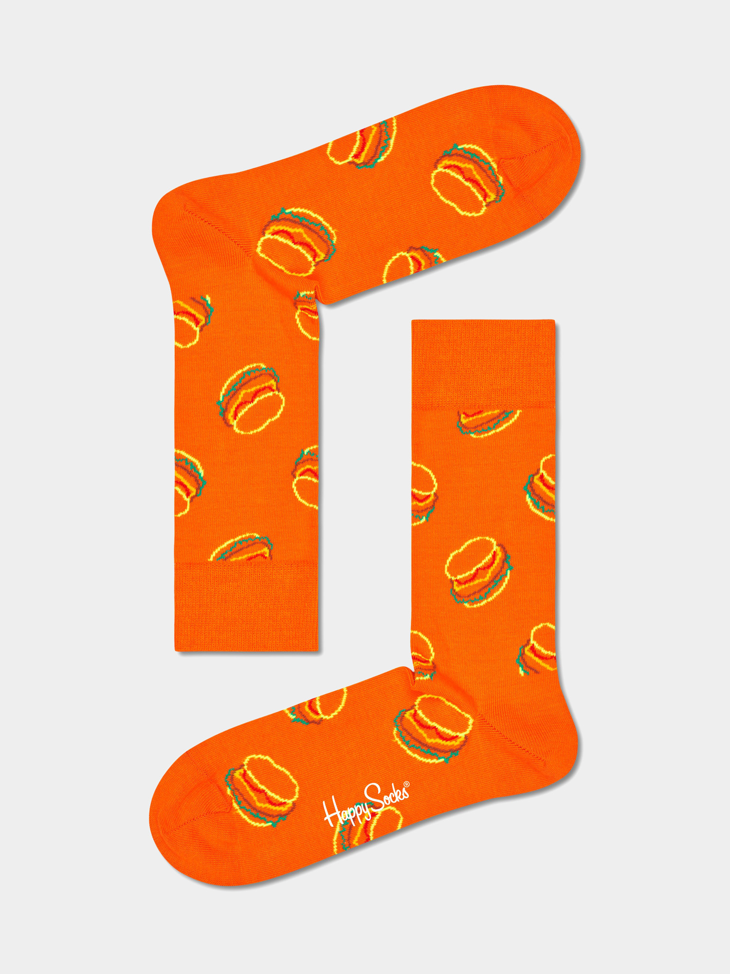 Skarpetki Happy Socks Lunch Time (orange)