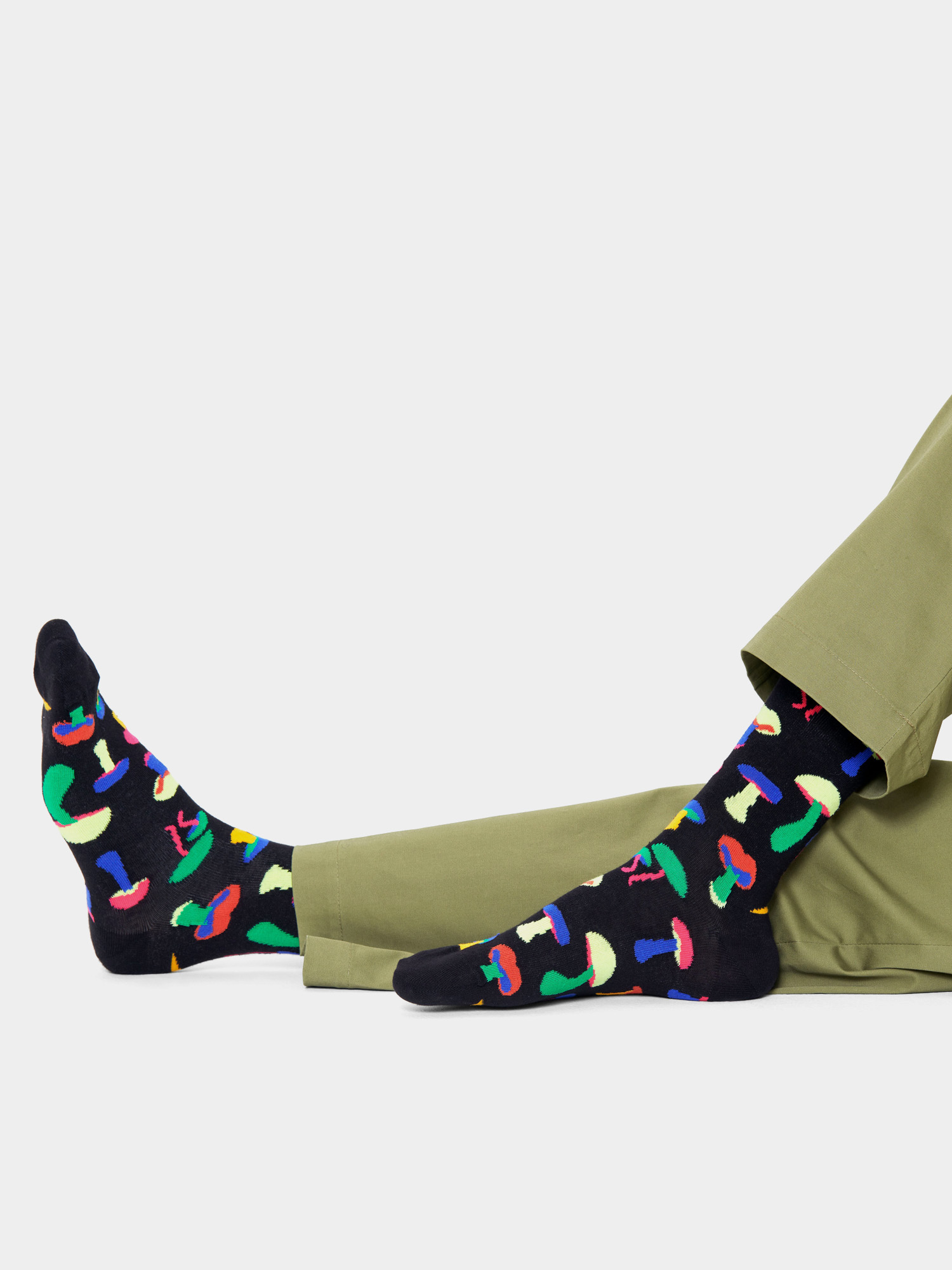 Skarpetki Happy Socks Mushroom (black/multi)
