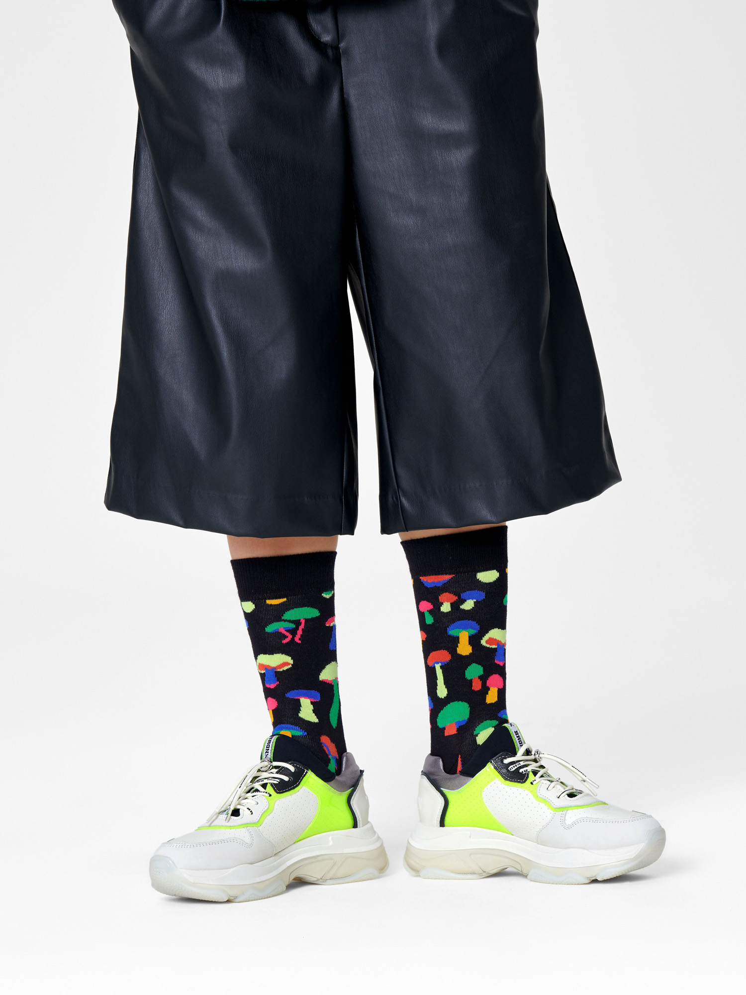Skarpetki Happy Socks Mushroom (black/multi)