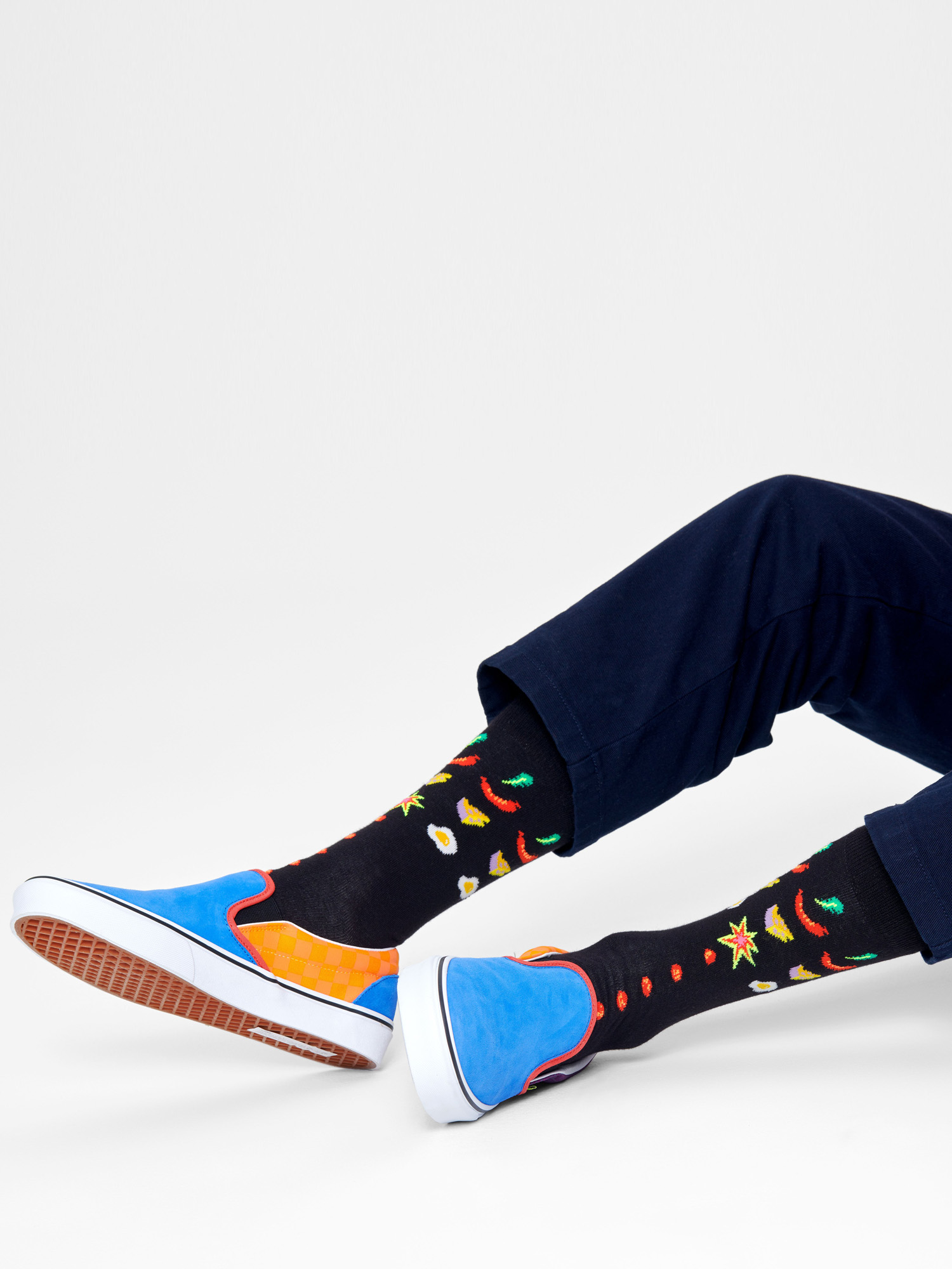 Skarpetki Happy Socks Pizza Invaders (black)