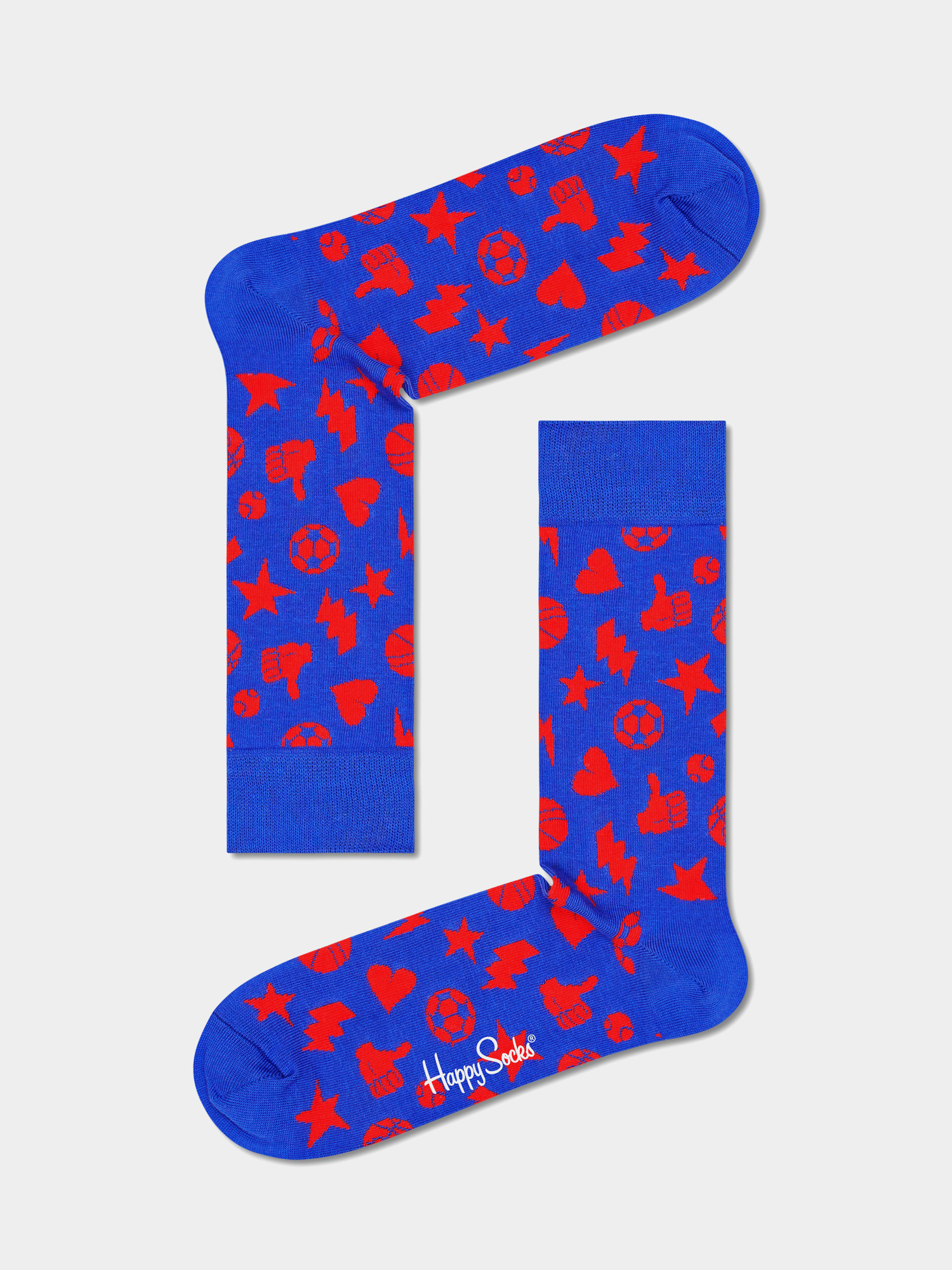 Skarpetki Happy Socks Play It (purple/red)