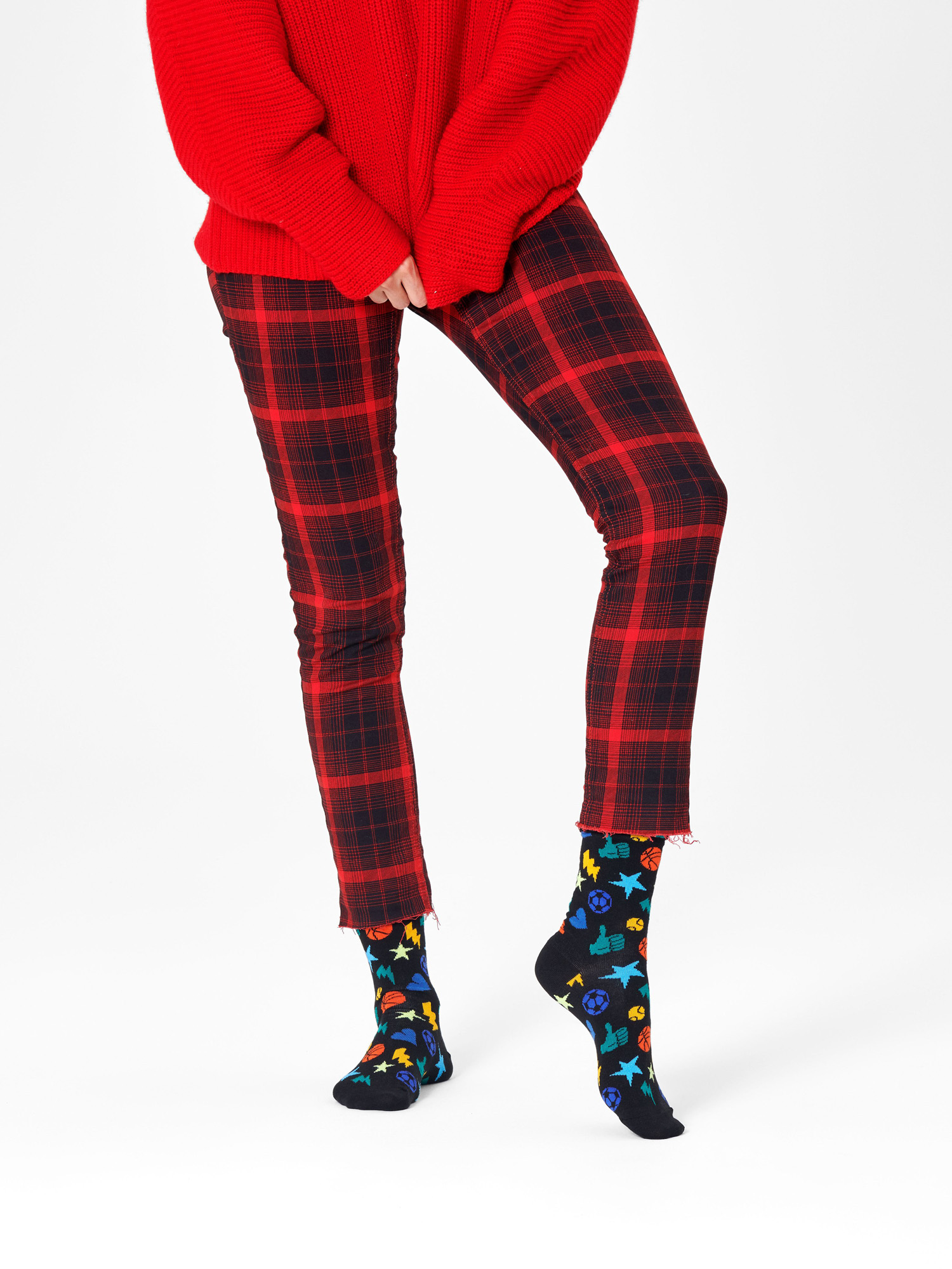 Skarpetki Happy Socks Play It (black/multi)